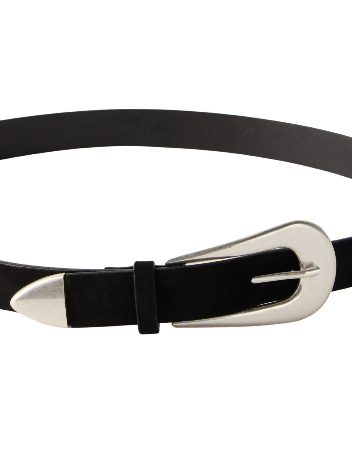 Free People Cannon Suede Belt in Black