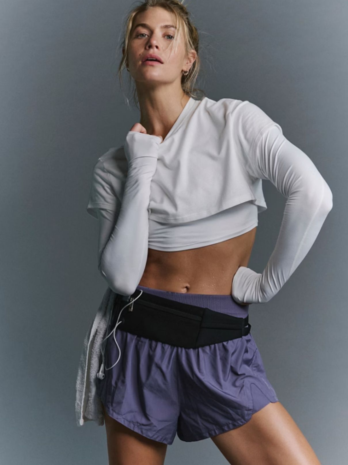 Free People Carpe Diem Short in Graphite