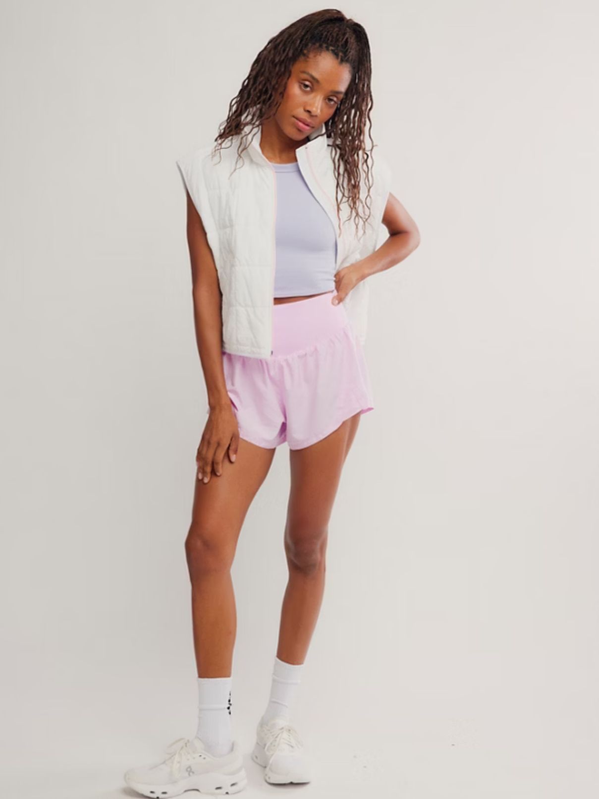 Free People Carpe Diem Short in Powder Pink