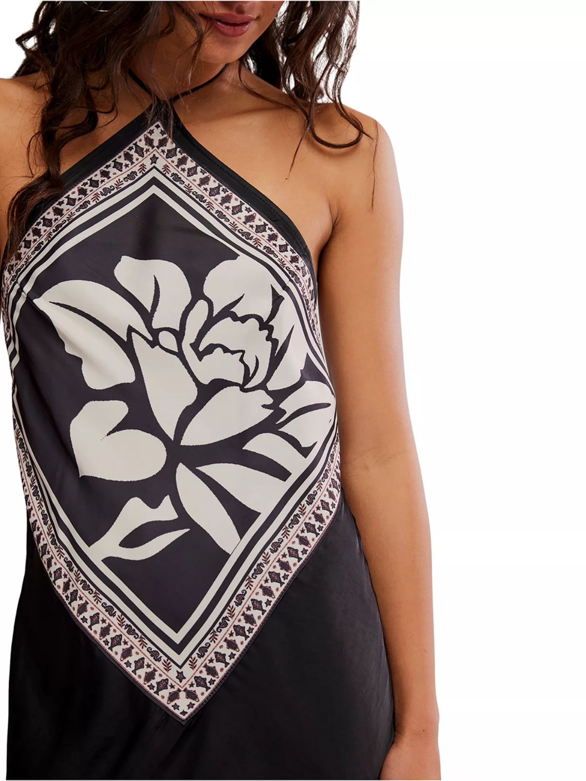 Free People Citrine Midi Dress in Raven