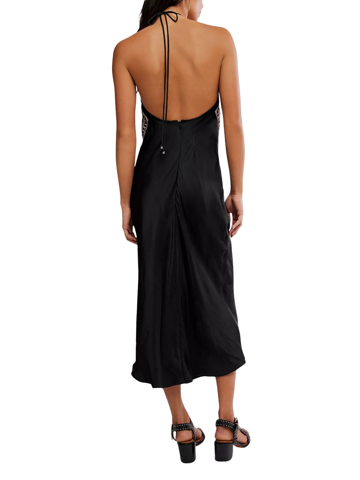 Free People Citrine Midi Dress in Raven