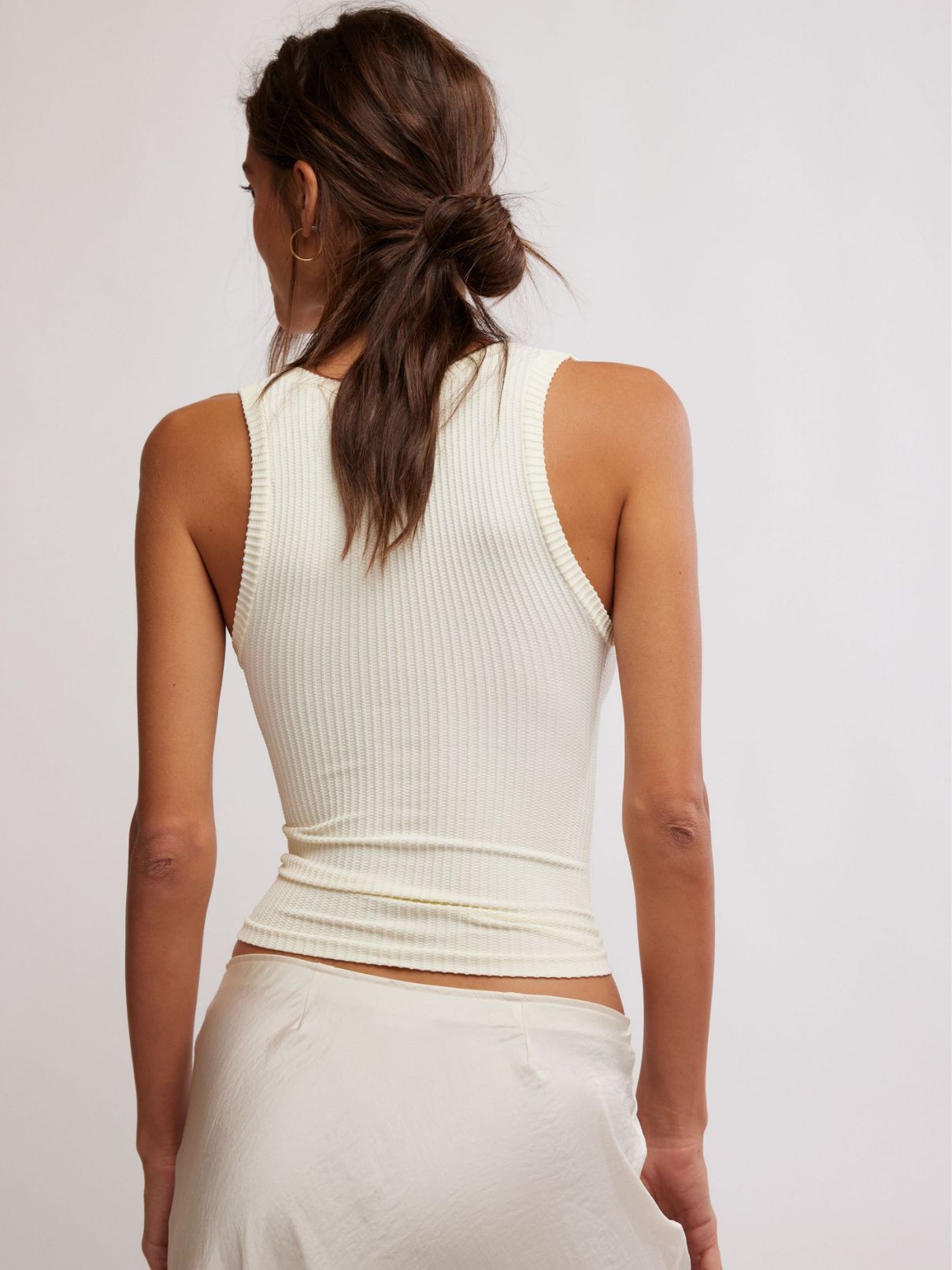 Free People Clean Slate Tank in Ecru