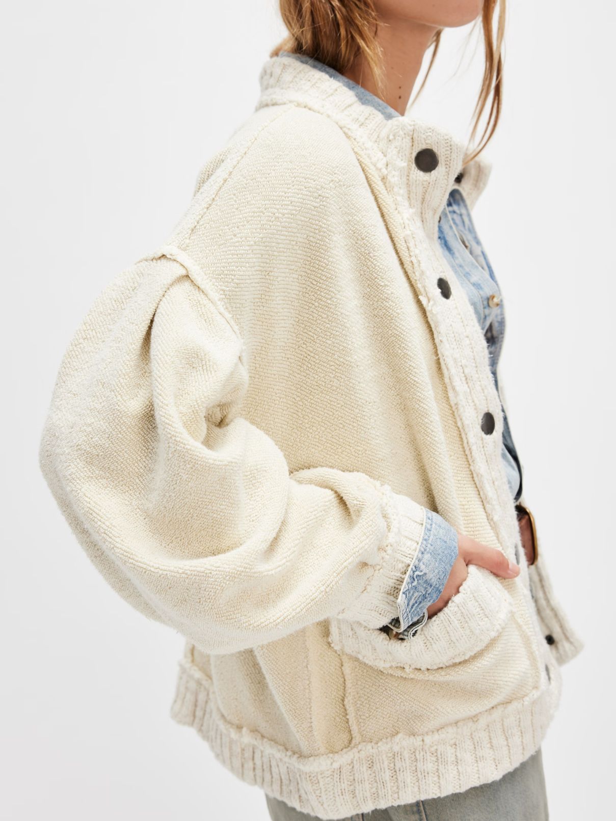 Free People Cute In This Cardi in Tea