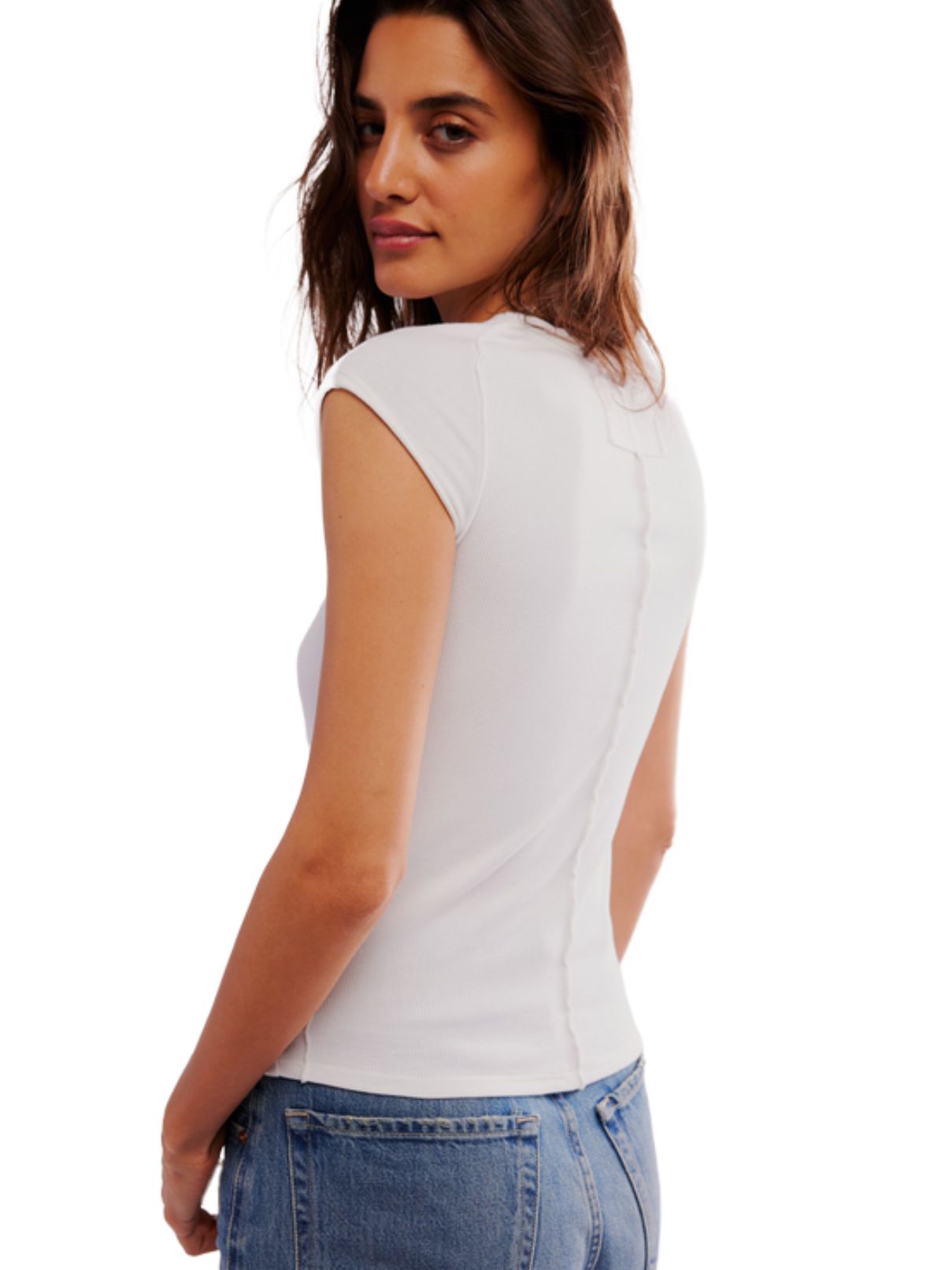 Free People Ever Had Tee in Ivory