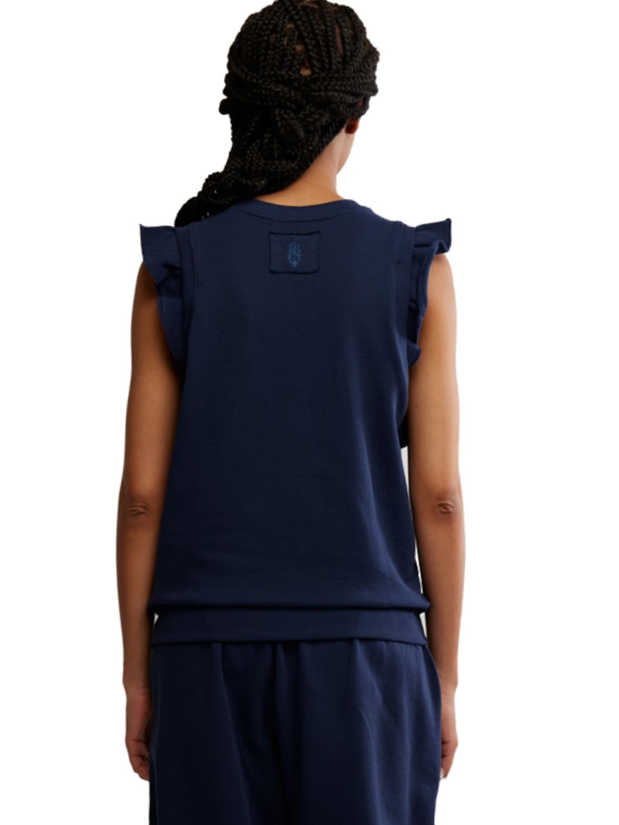 Free People Flutter Tank in Midnight Navy