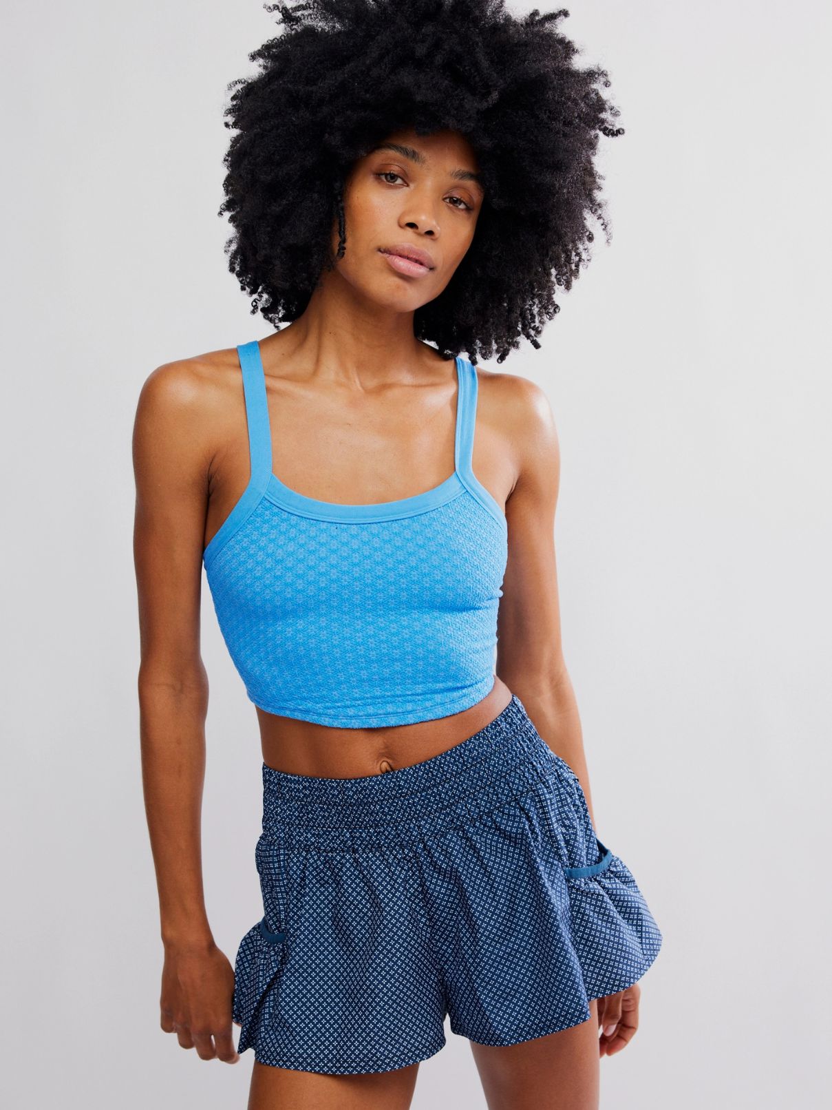 Free People Get Your Flirt On in Summit Frost Print