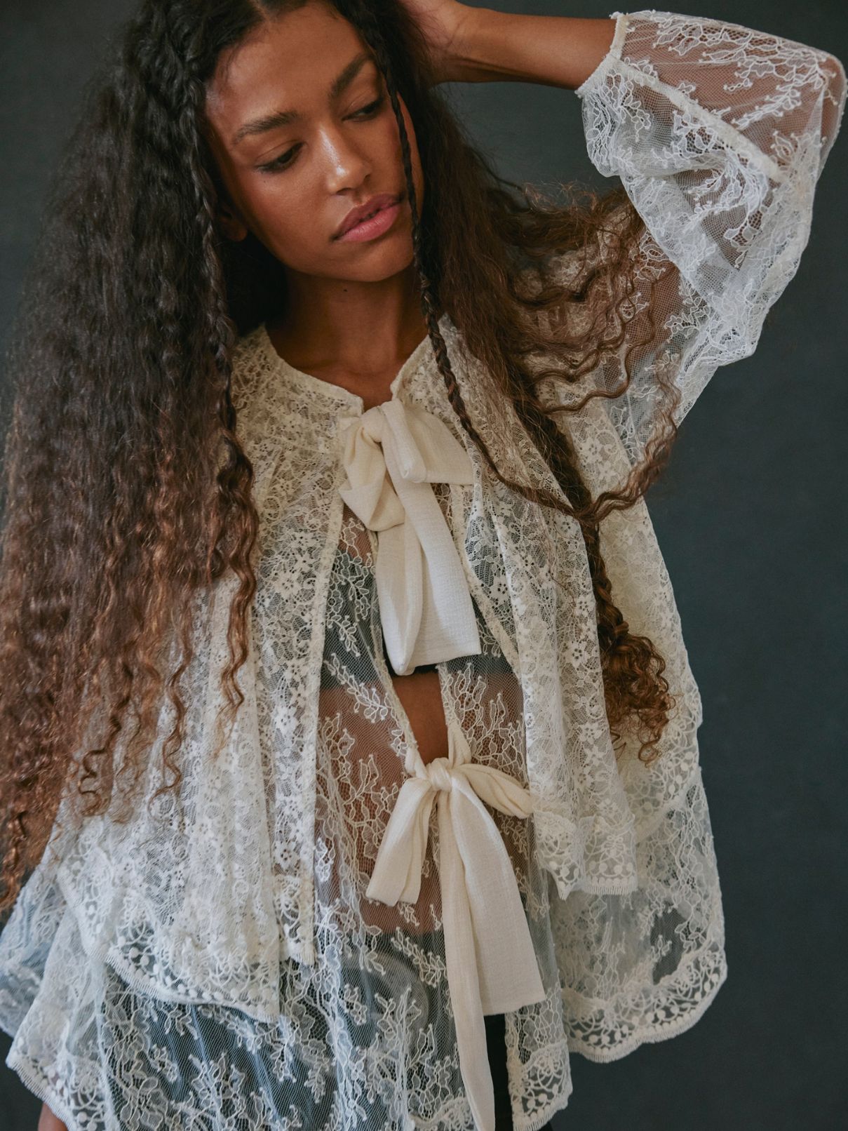 Free People Goldie Knit Top in Tofu