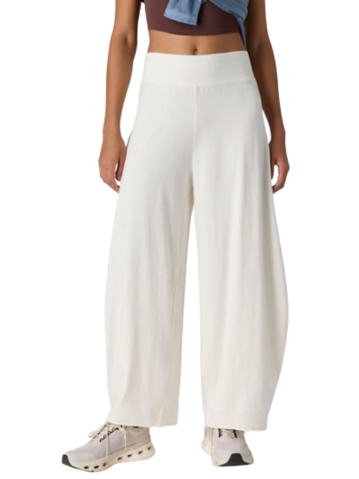 Free People Hot Shot Easy Pants – Ivory