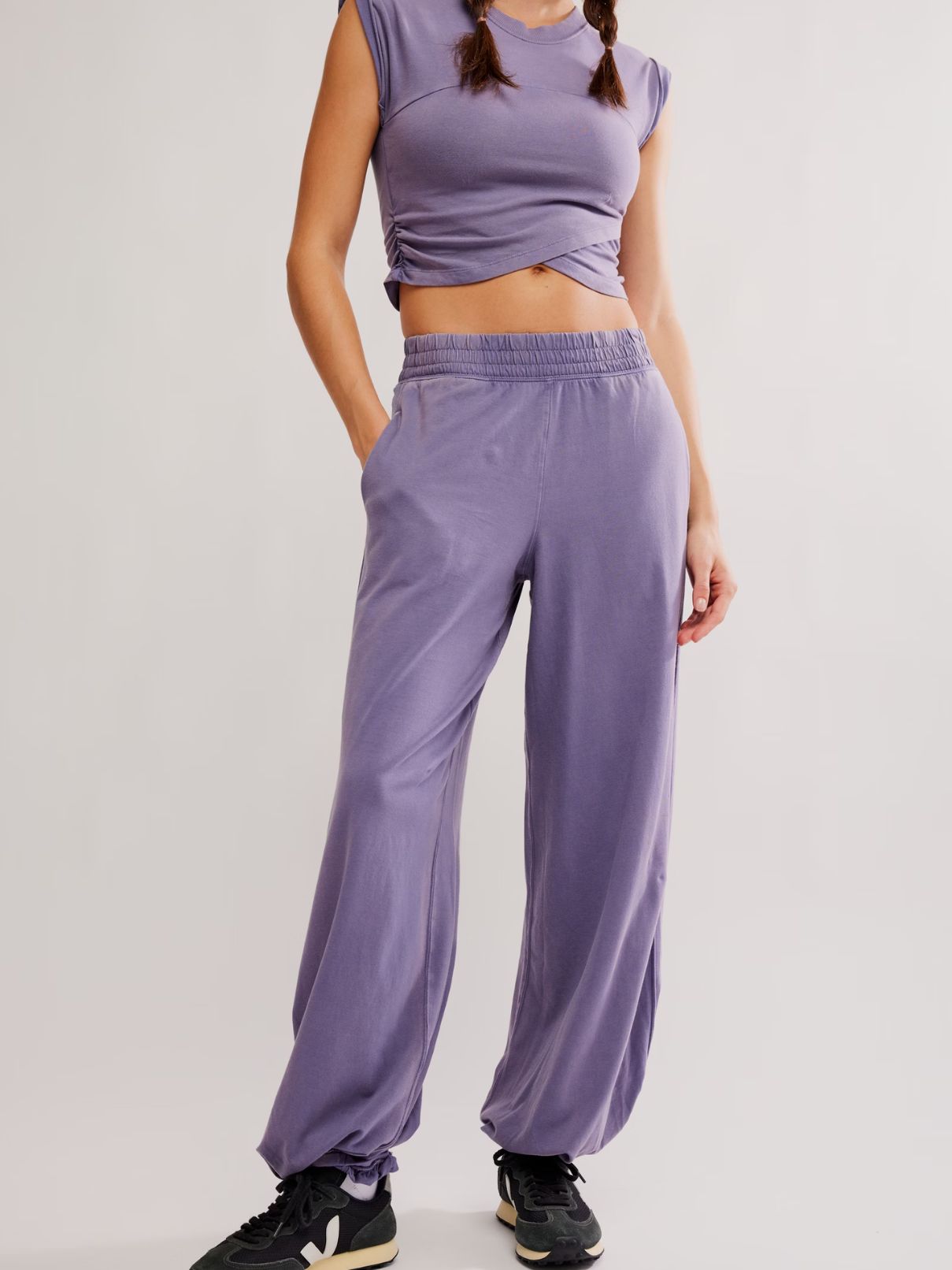 Free People Hot Shot Set in Graphite