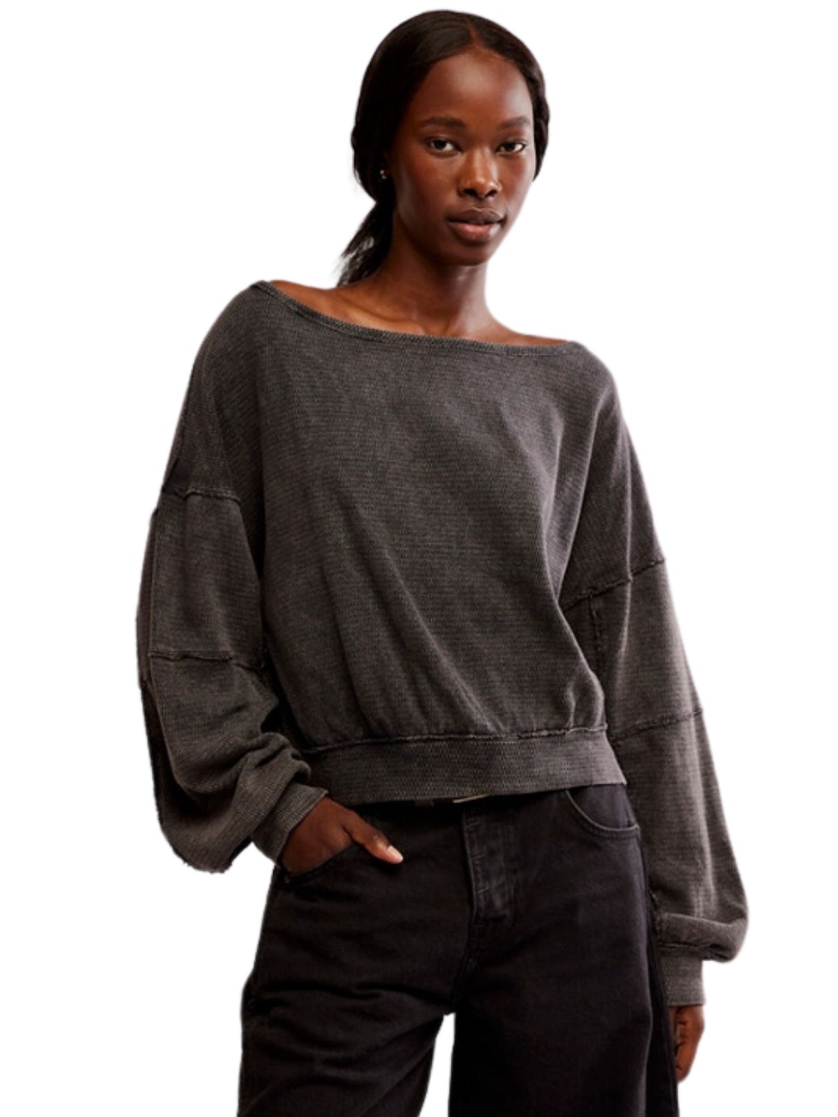 Free People IFE Pullover in Black