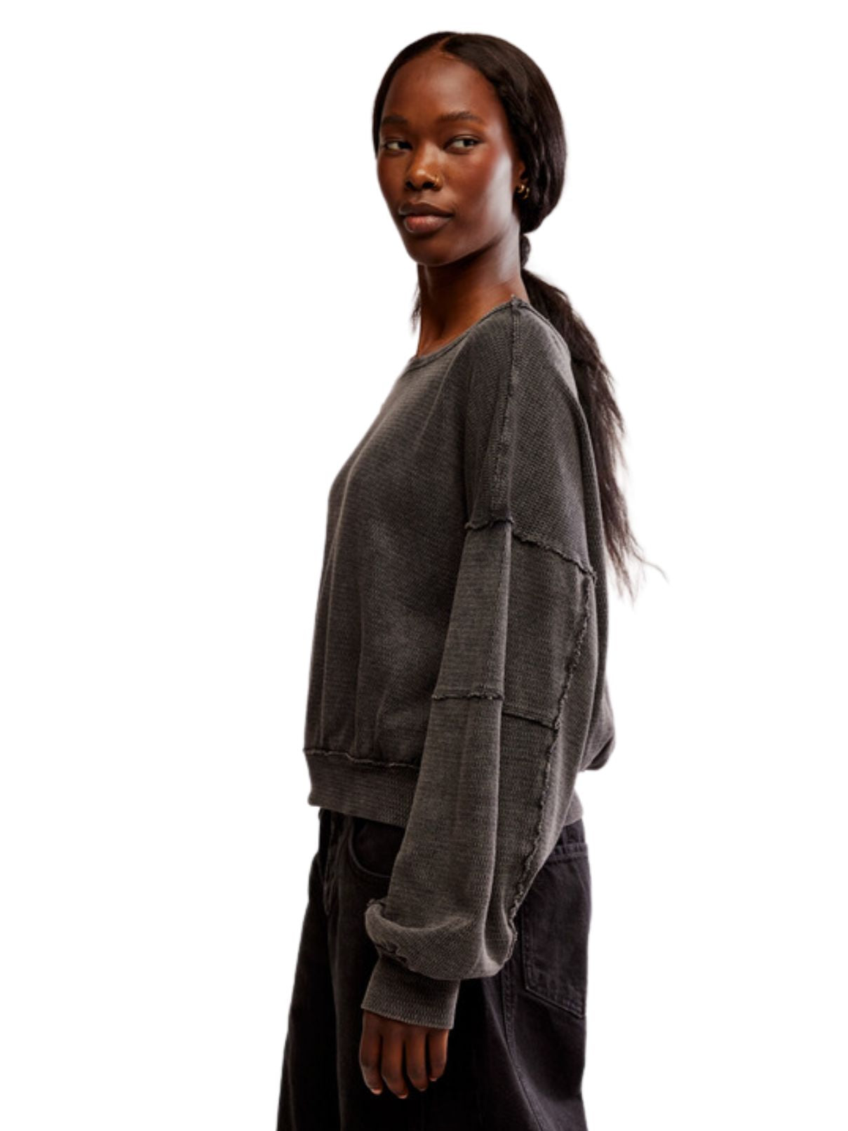 Free People IFE Pullover in Black