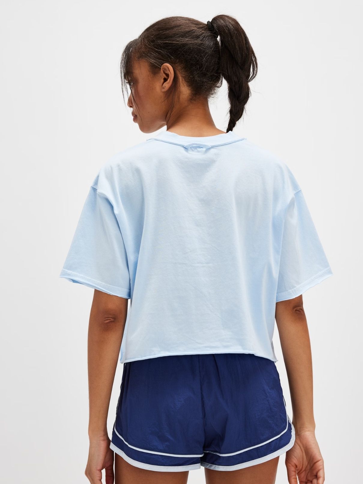 Free People Inspire Tee in Baseline Blue