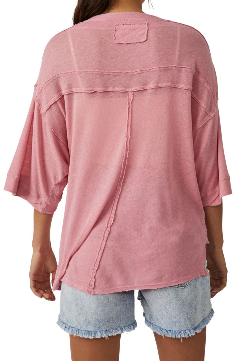 Free People Inspire Tee in Rosie
