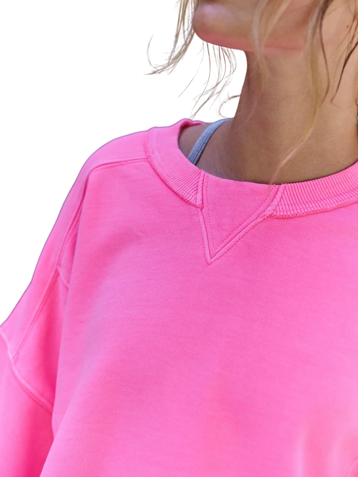 Free People Intercept Pullover – Hot Pink