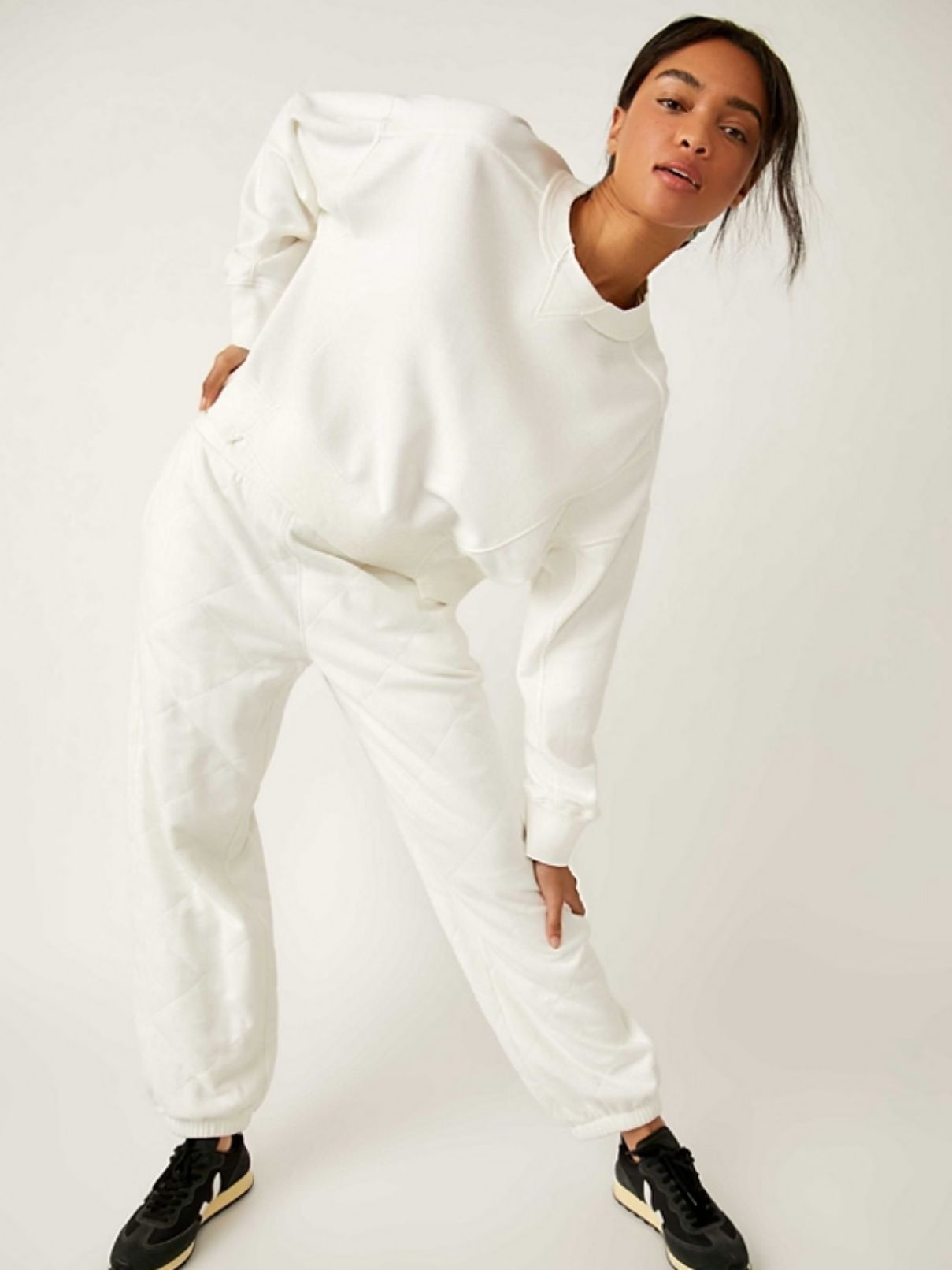 Free People Intercept Pullover in White