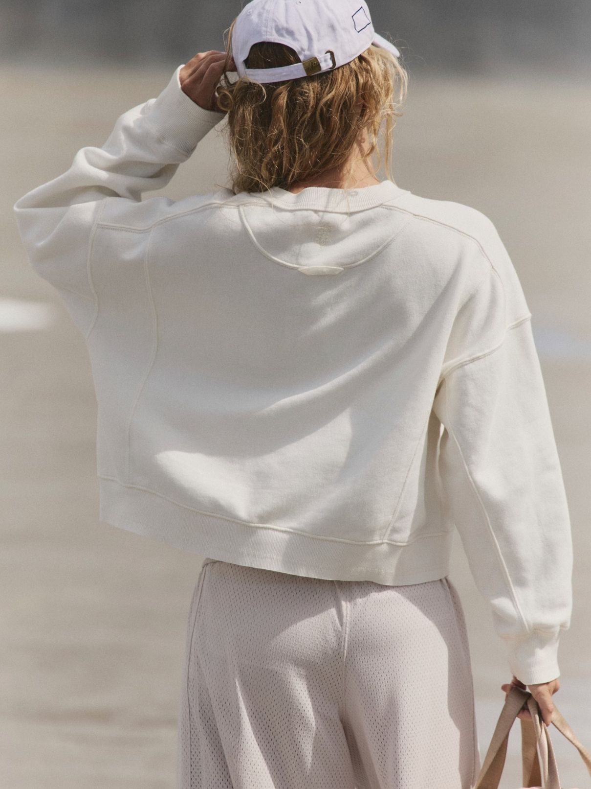 Free People Intercept Pullover in White