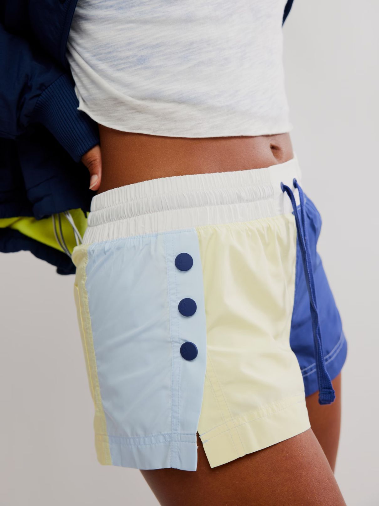 Free People Invigorate Colorblock Daylight/Black Grape Short