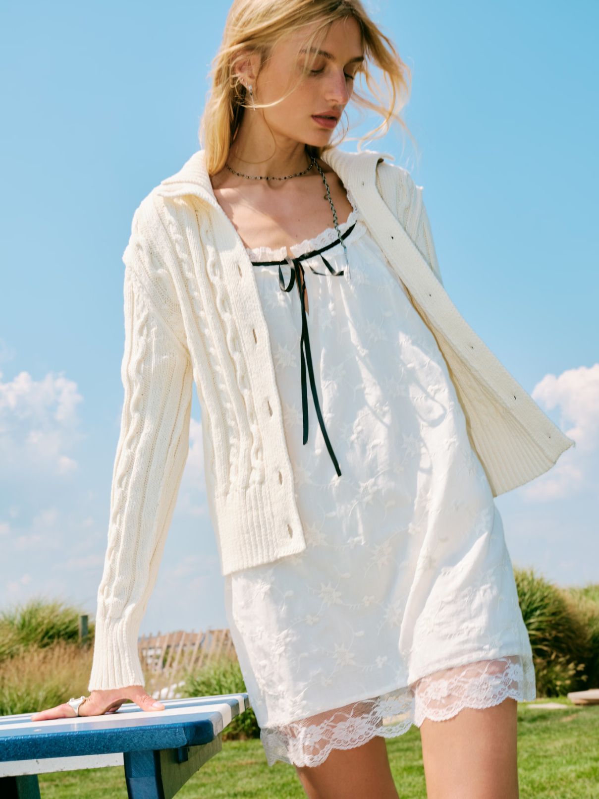 Free People Juno Mini Dress Tea/Black