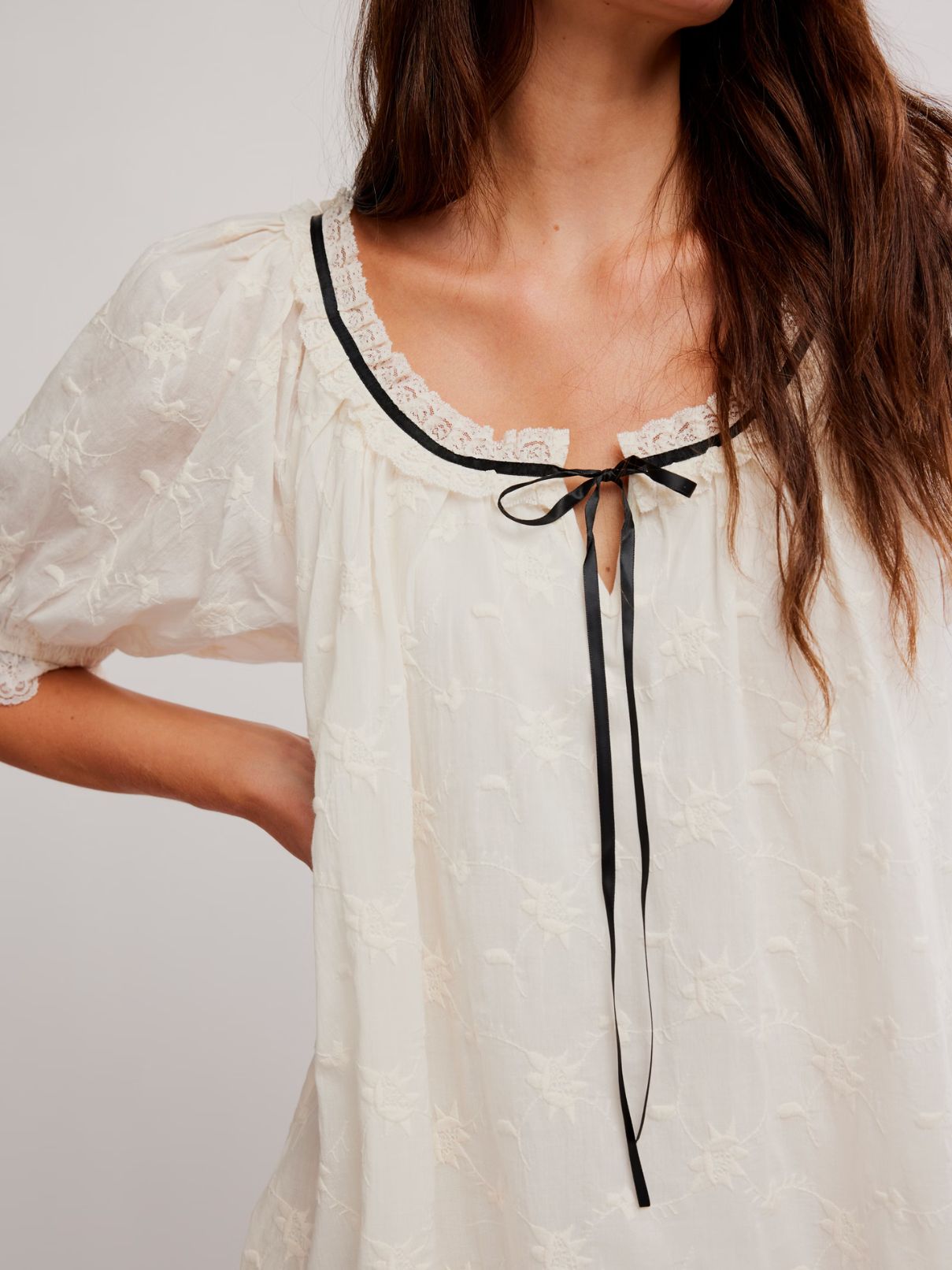 Free People Juno Mini Dress Tea/Black