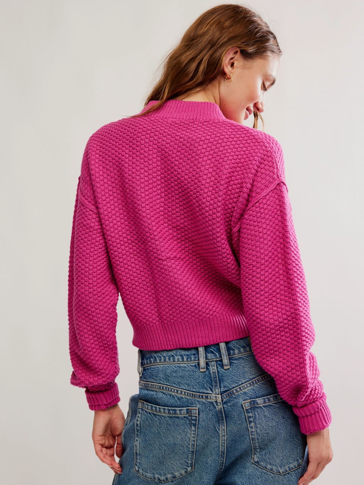 Free People Lila Cardi in Plumdrop
