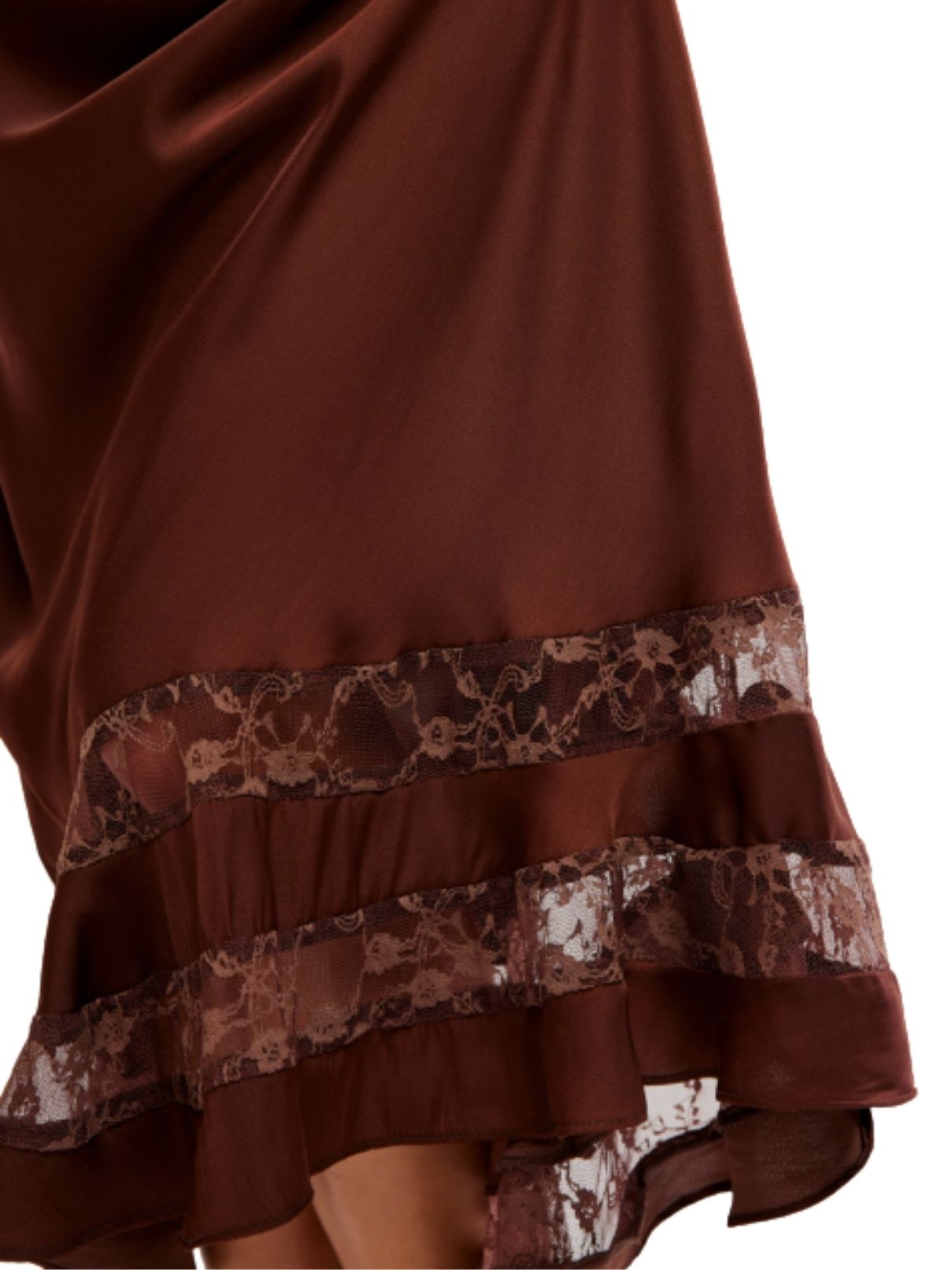 Free People Long Lost Lover Half Slip – Spiced Chocolate