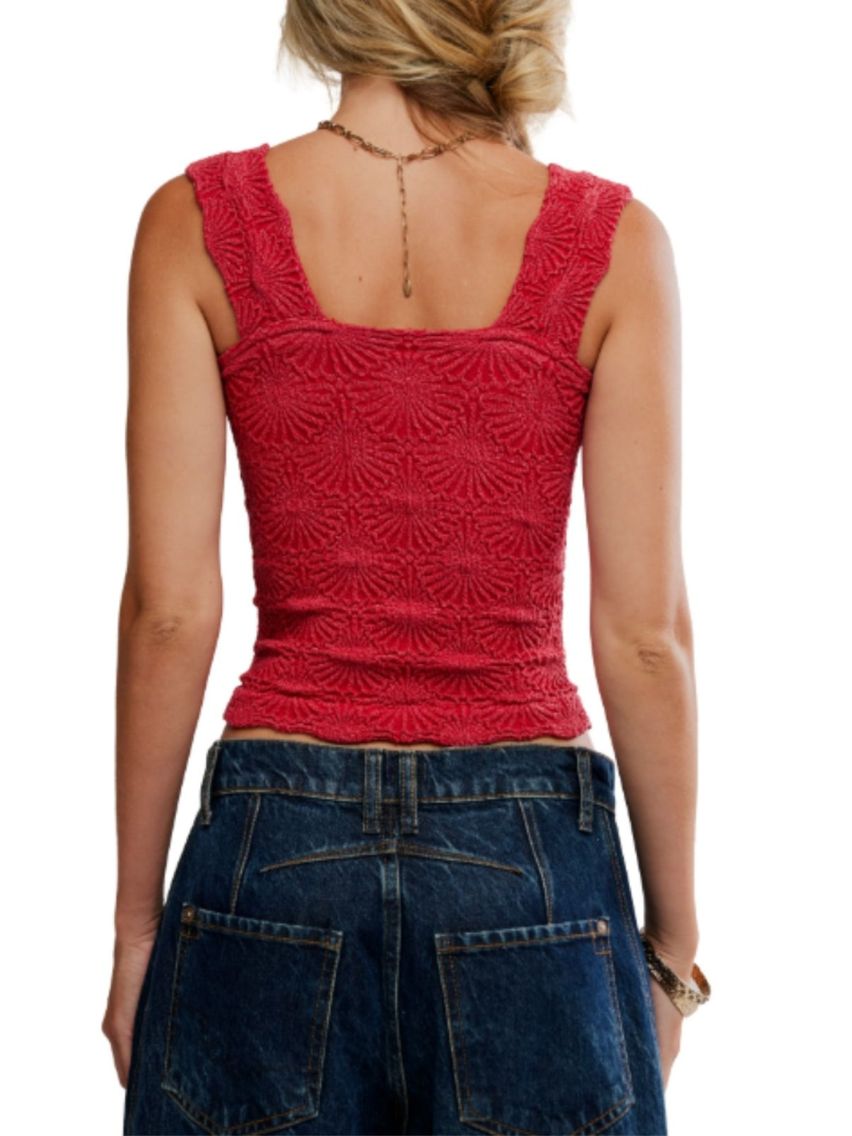 Free People Love Letter Cami in Salsa