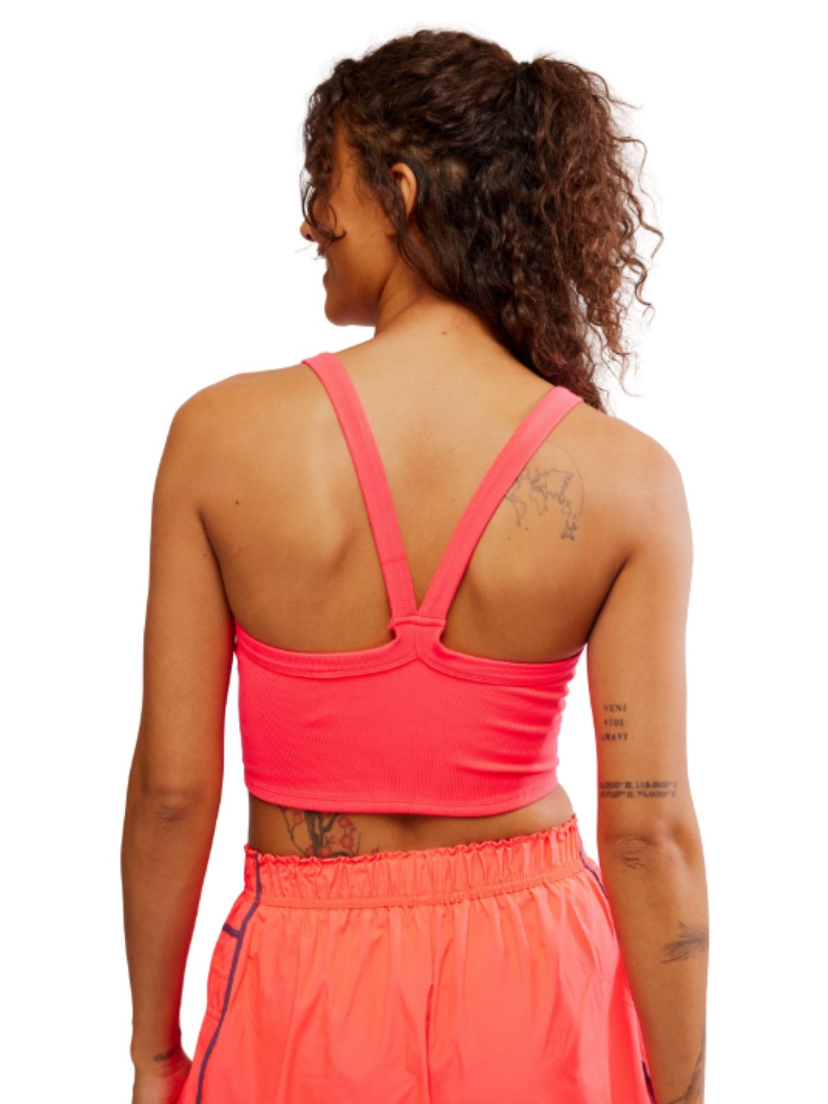 Free People Movement All Clear Solid Cami in Electric Sunset