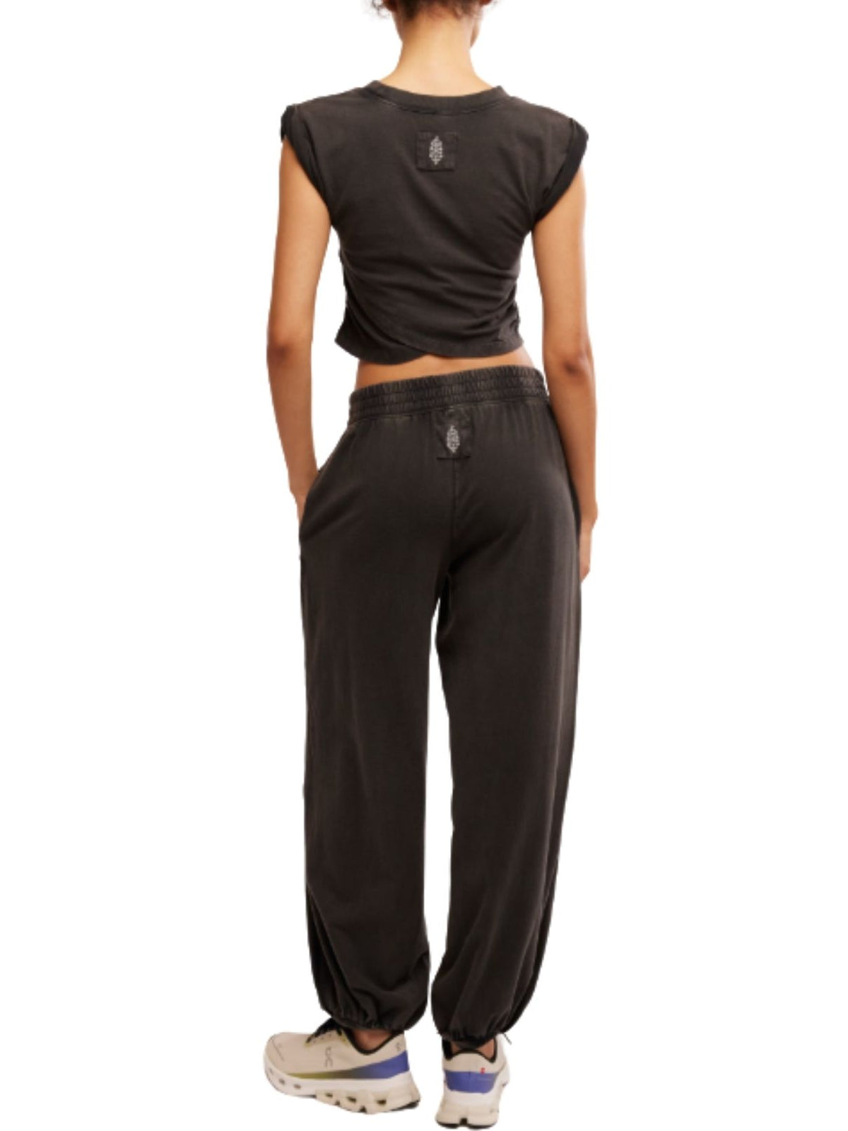 Free People Movement Hot Shot Crossover Set in Black