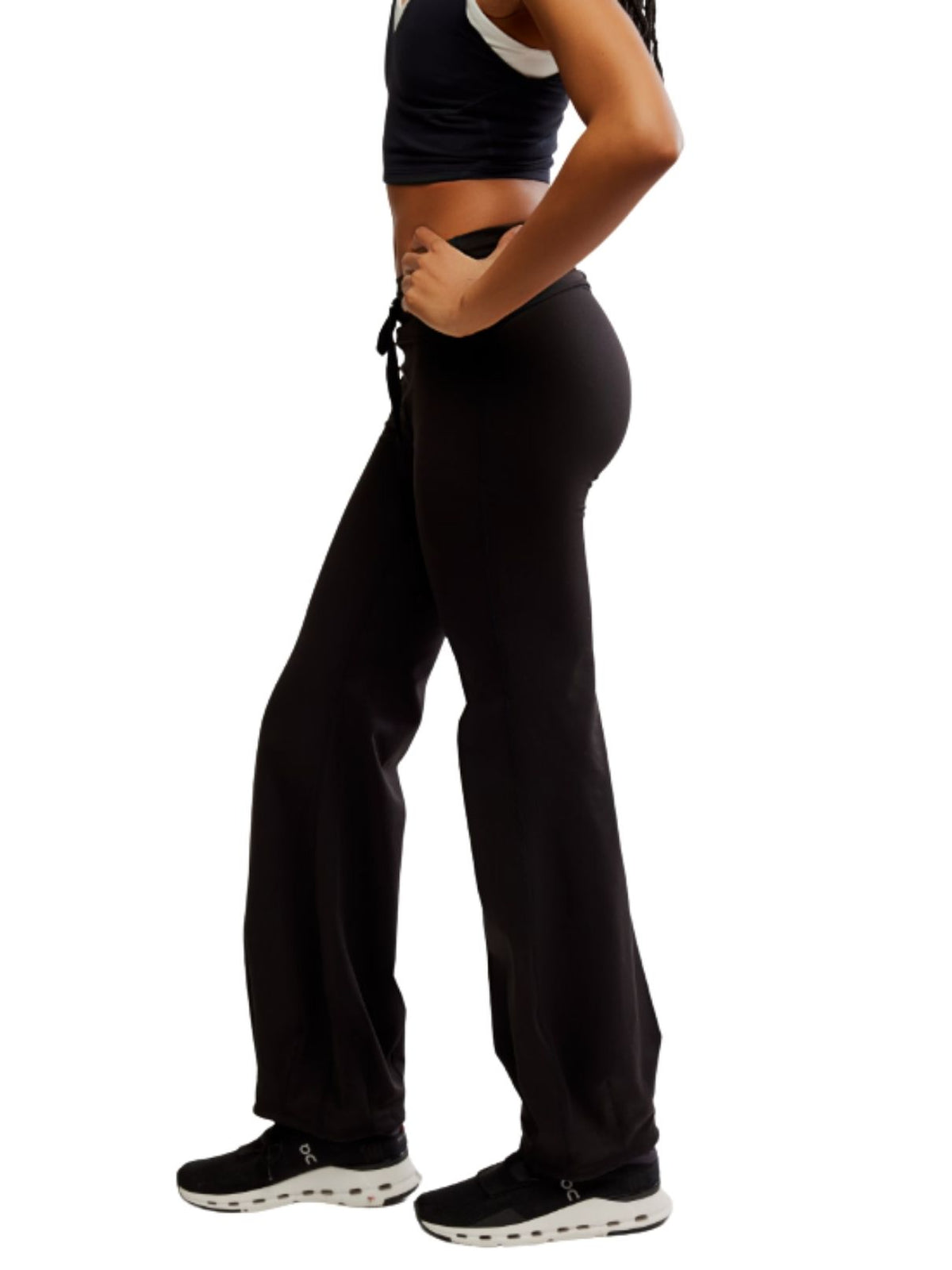 Free People Movement Quick Step Bubble Pants in Black
