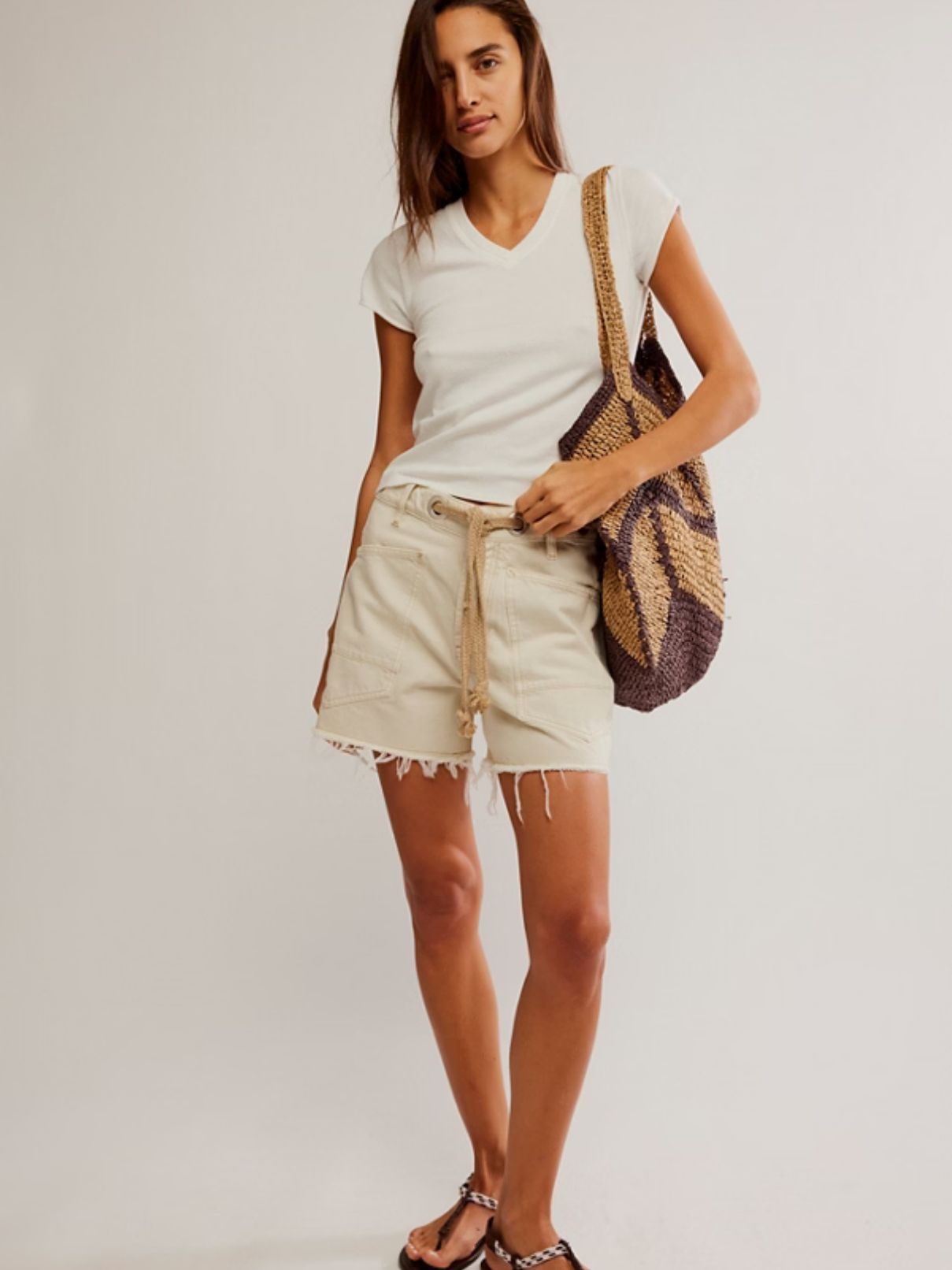 Free People Moxie Short in White