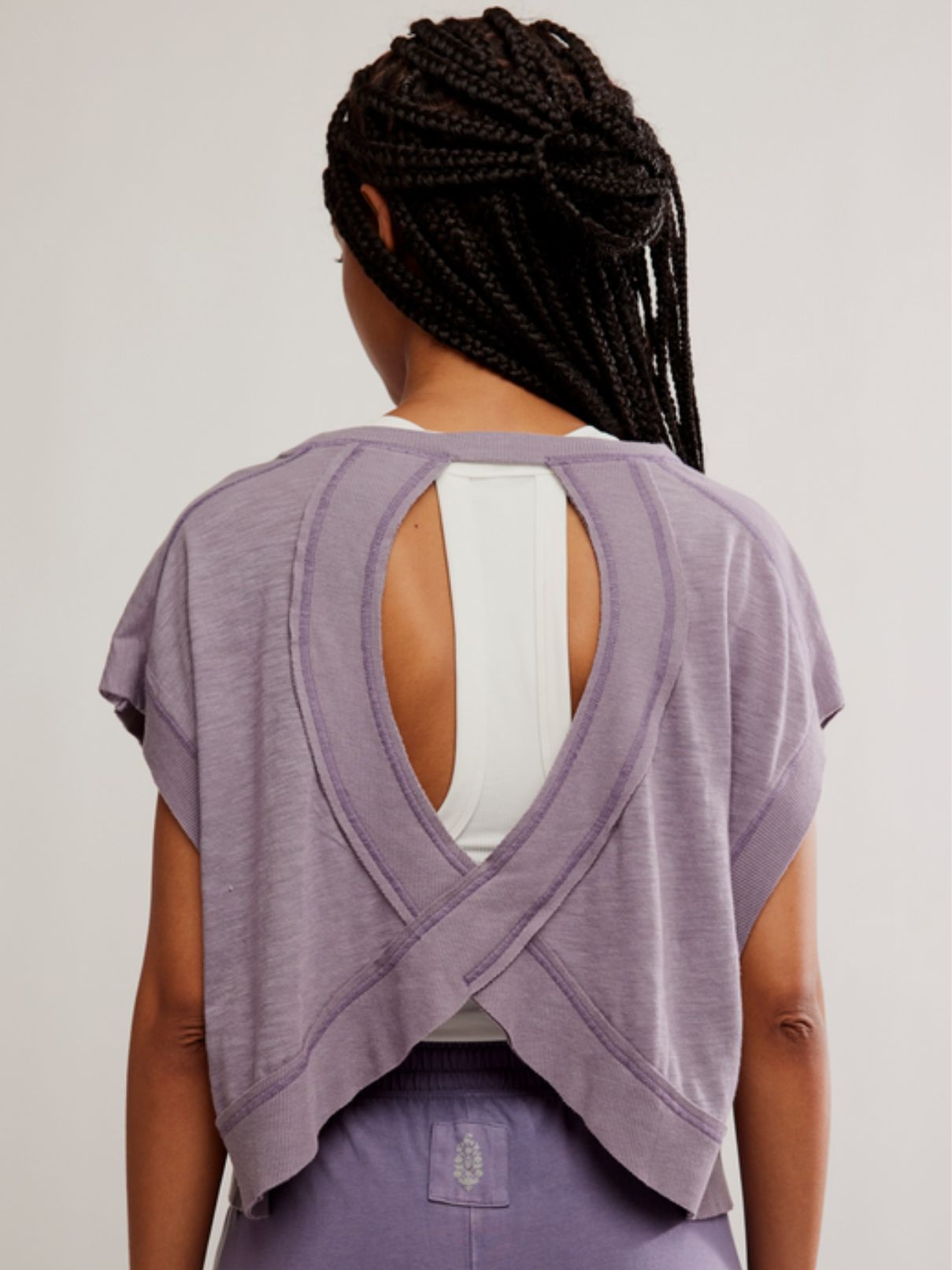 Free People My Time Tee Graphite