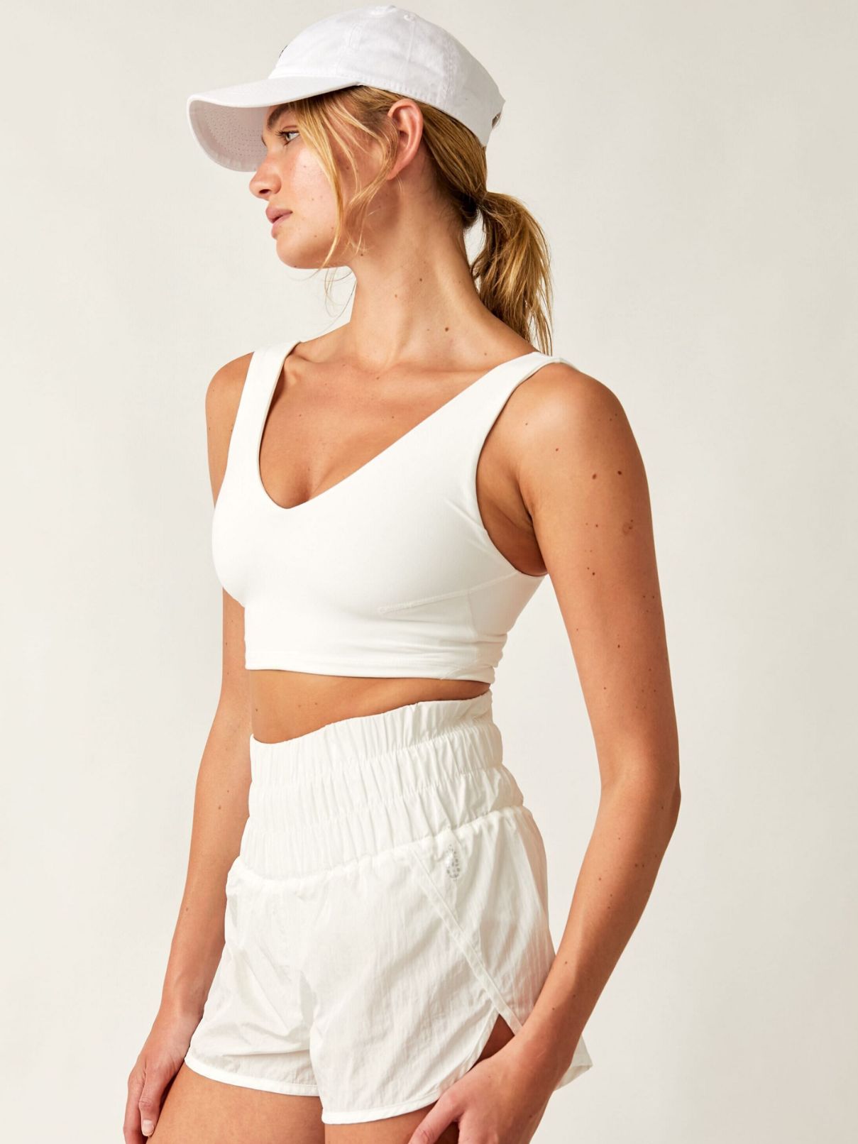 Free People Never Better Crop in White