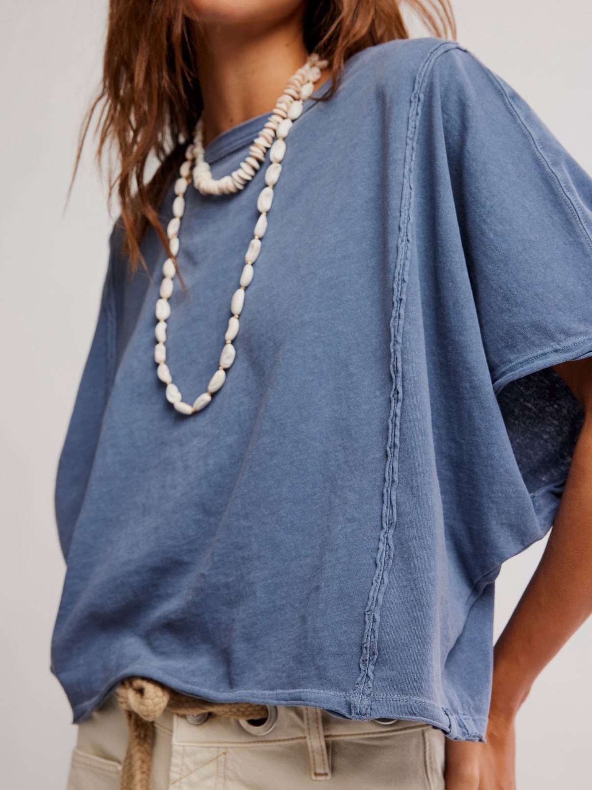 Free People Next Level Tee in Night Shadow