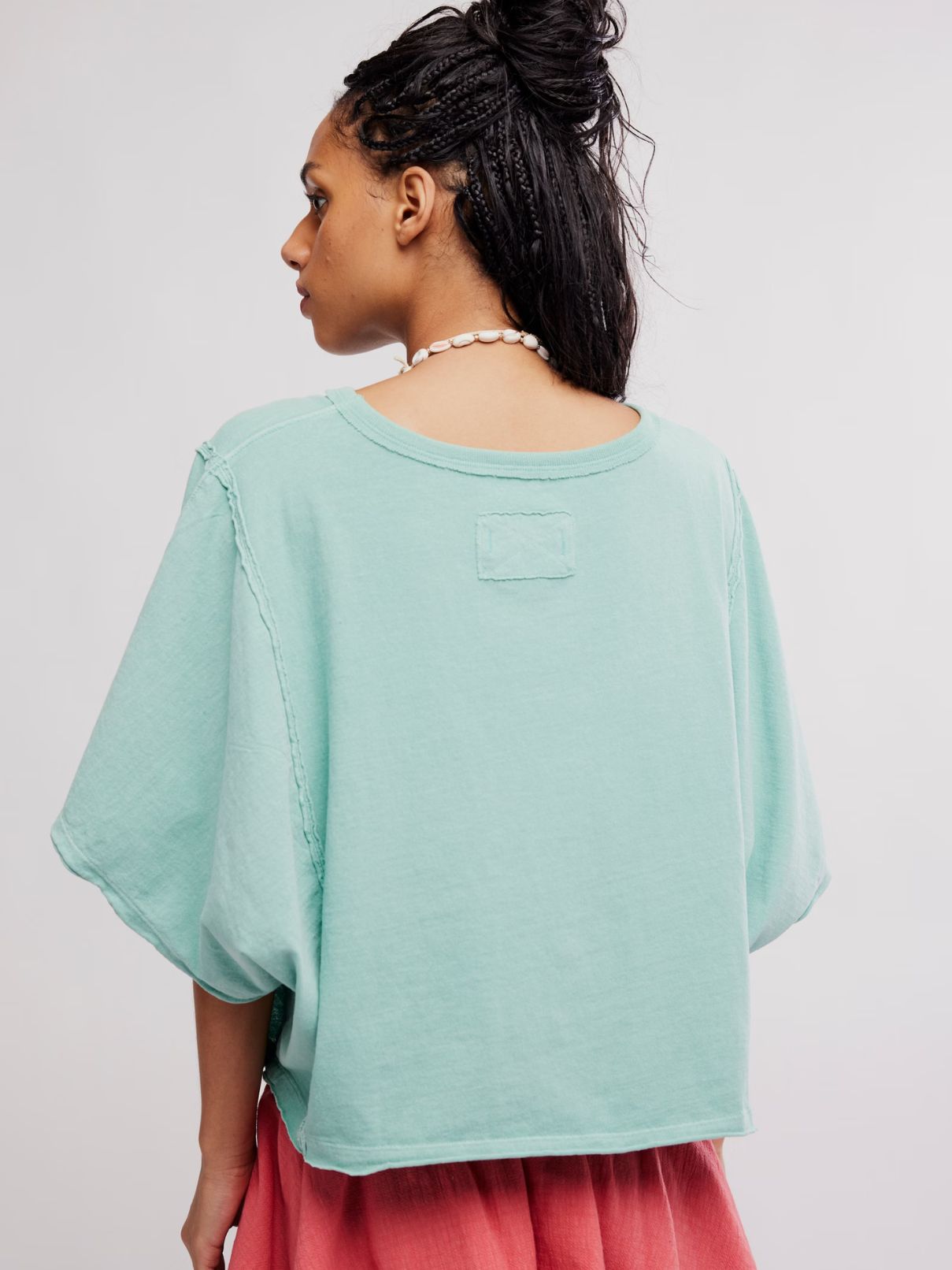 Free People Next Level Tee in Wasabi Sauce