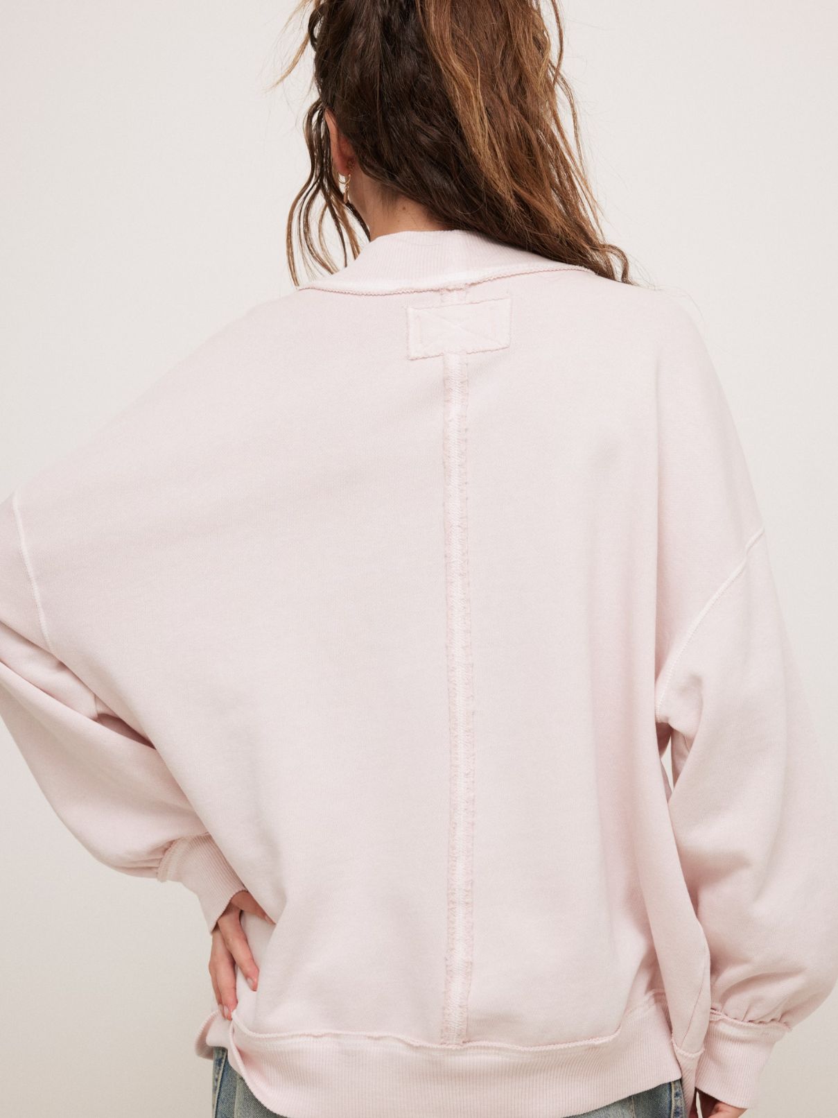 Free People Palm Springs Turtleneck in Mauve Chalk