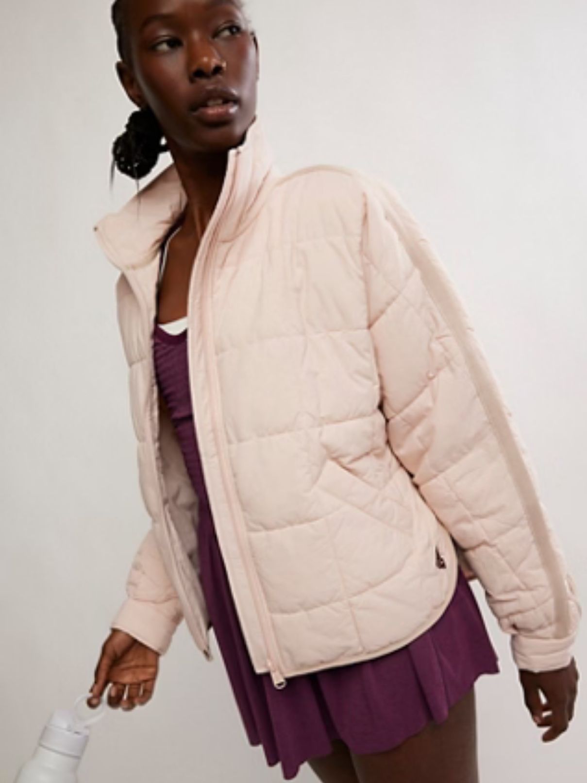 Free People Pippa Pack Puff in Ballet Slipper