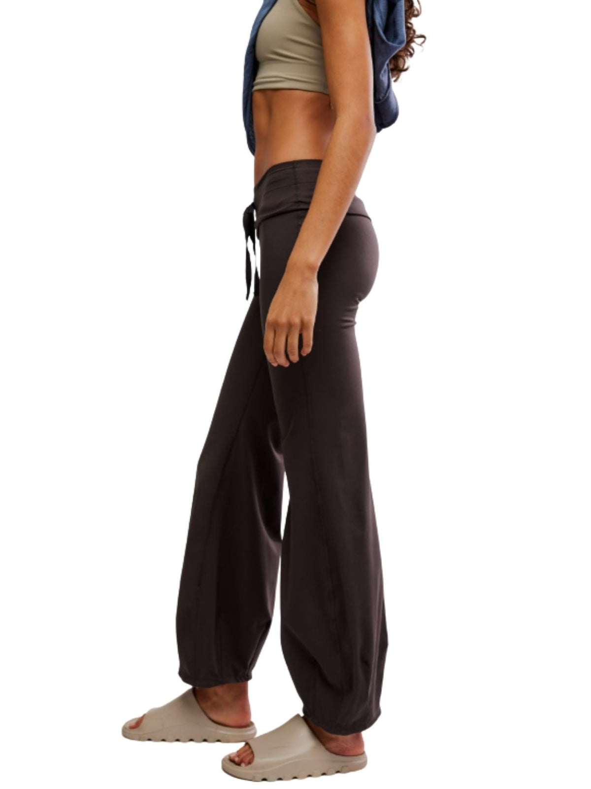 Free People Quick Step Bubble Pants in Chocolate