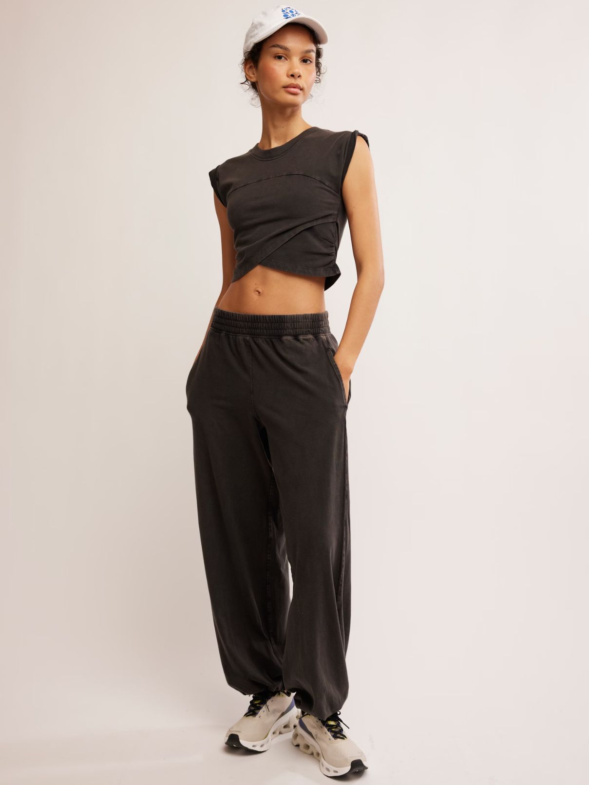 Free People Set Hot Shot Crossover in Black