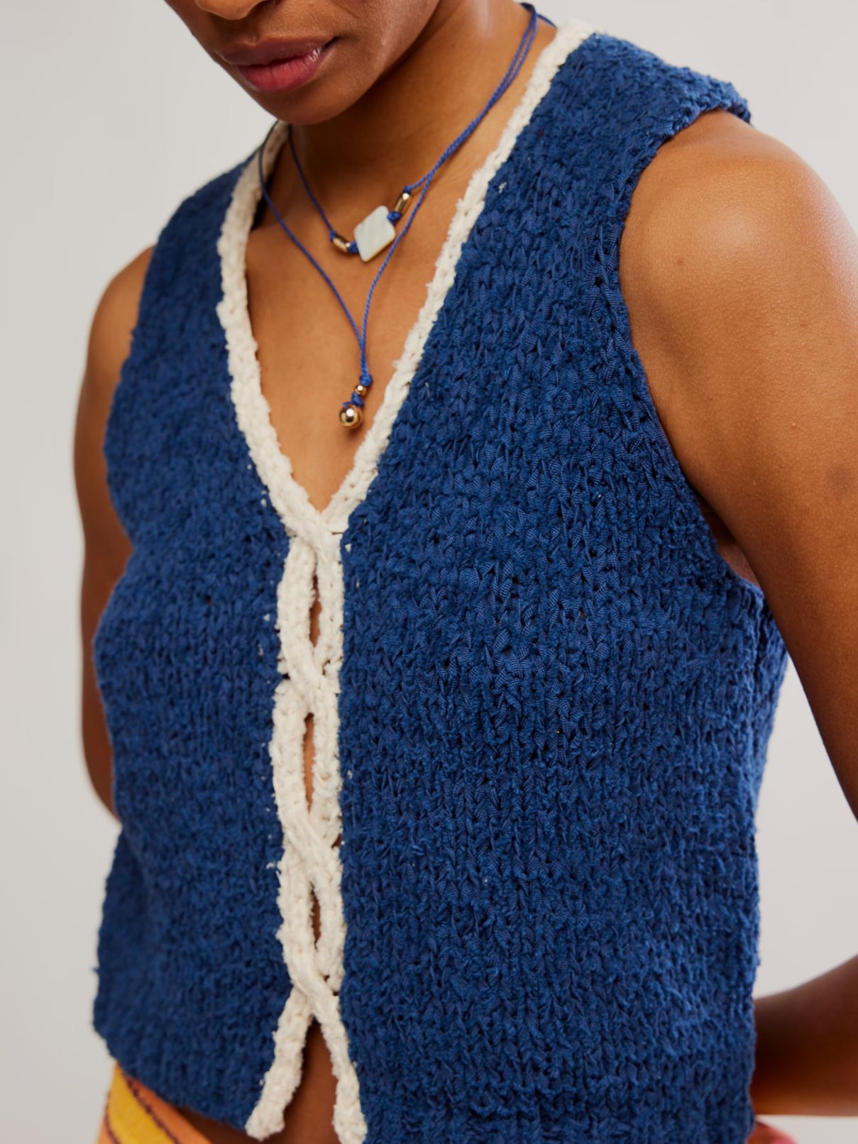 Free People Sicily Sweater in Dark Denim