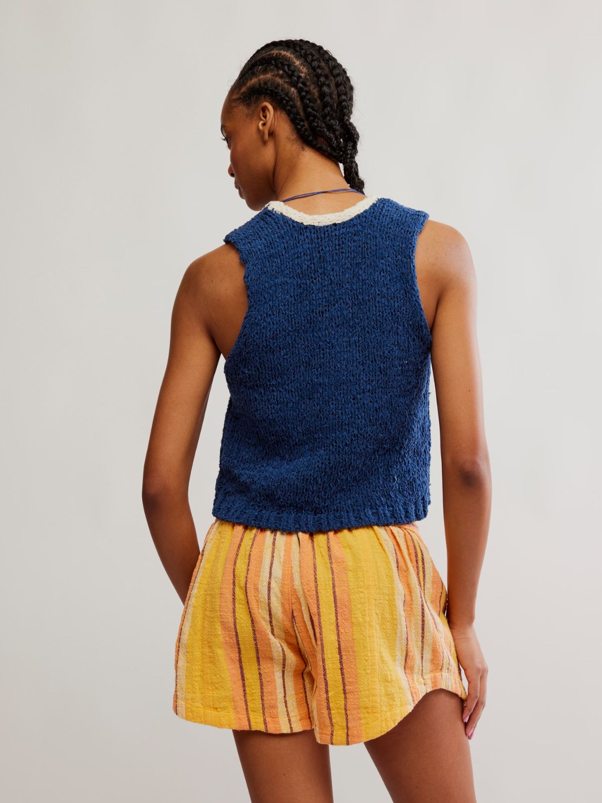 Free People Sicily Sweater in Dark Denim