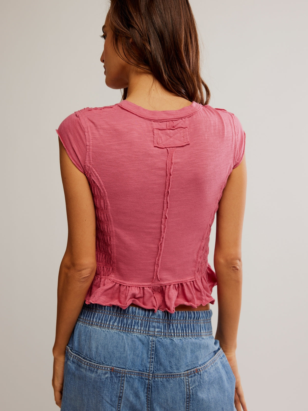 Free People Sylvie Tee in Soothing Petal