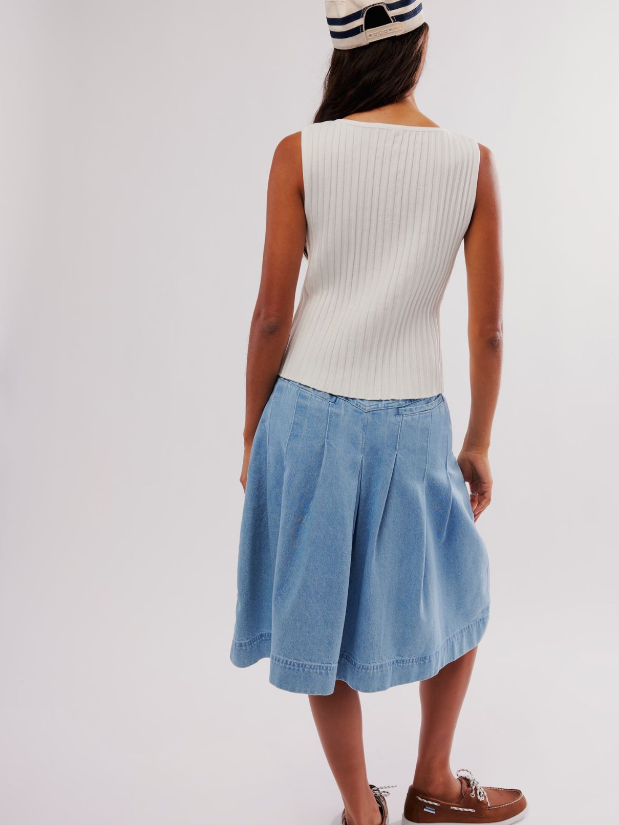 Free People Tilly Vest in Ivory