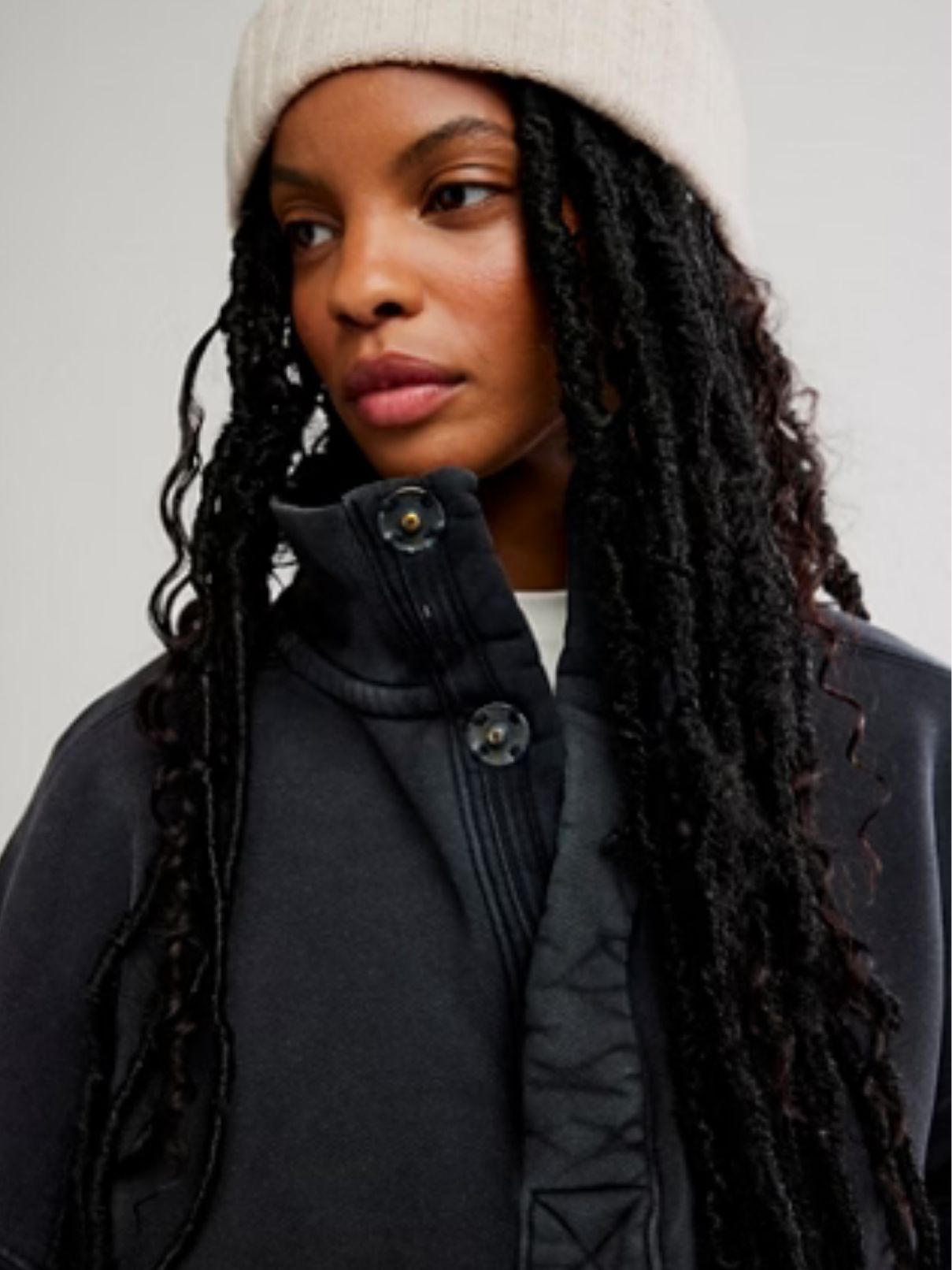 Free People Timeless Pullover in  Black