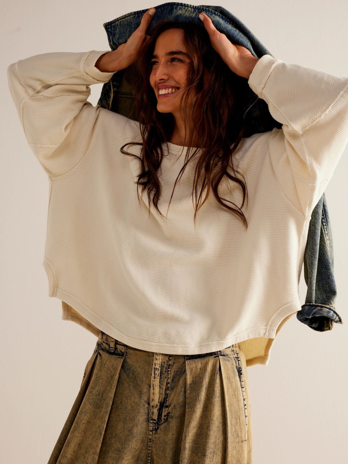 Free People Total Eclipse Tee in Tea