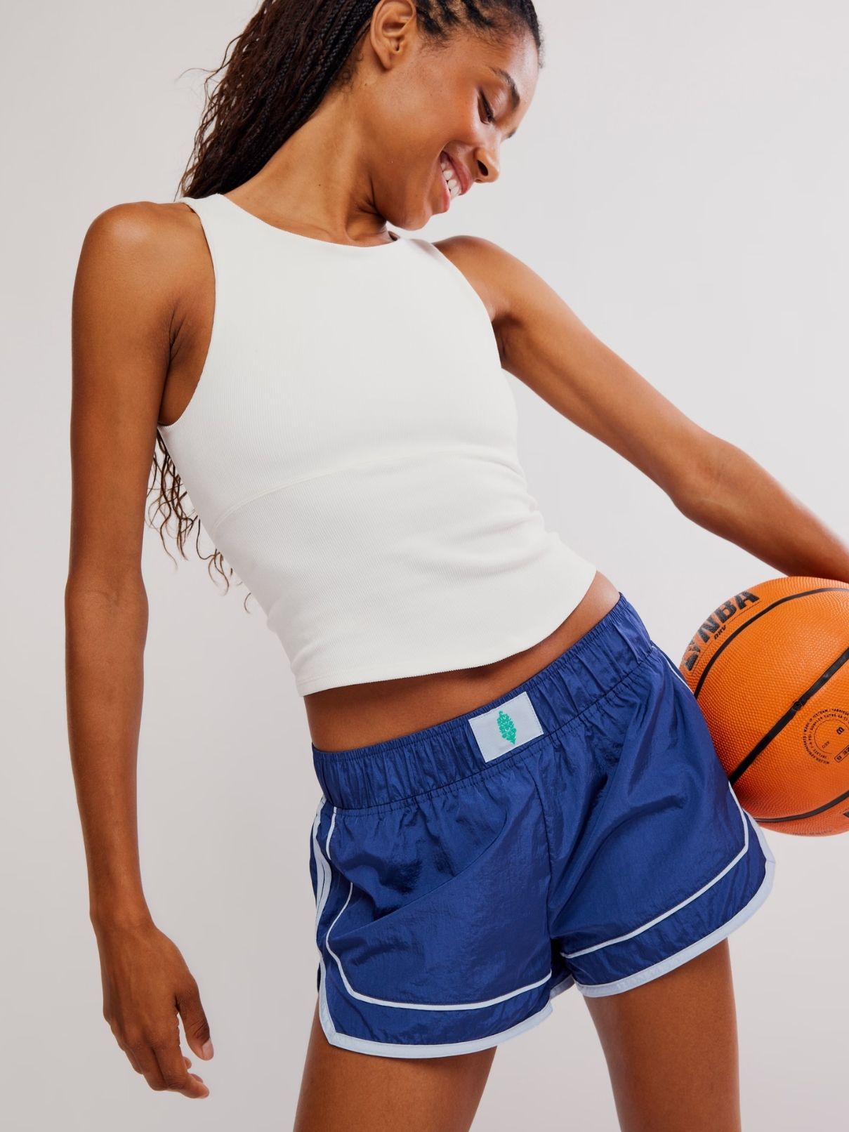 Free People Varsity Blues Black Grape