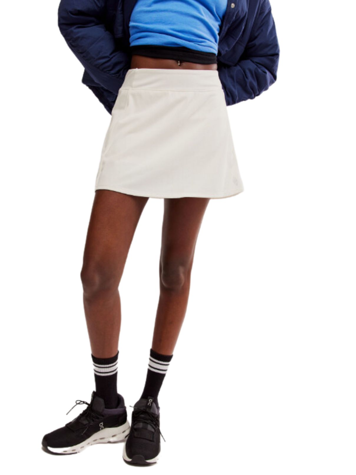Free People Volley Skirt in White