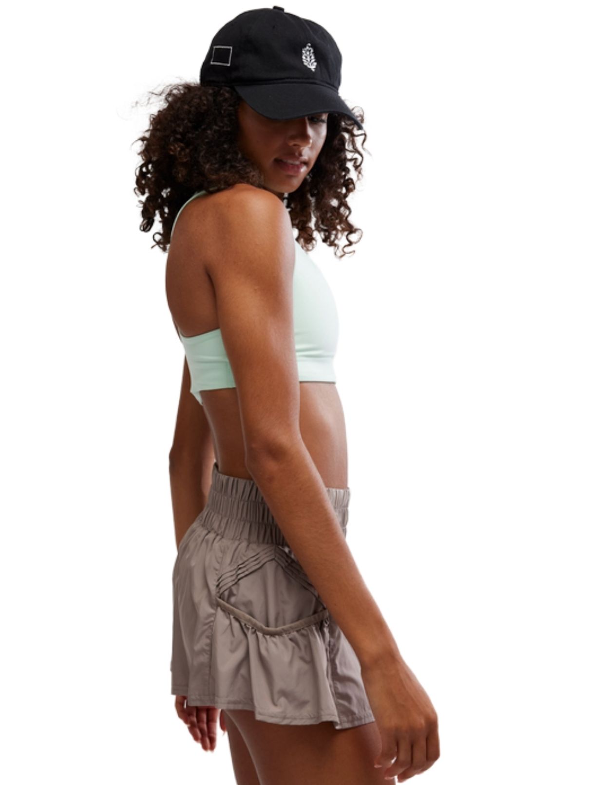 Free People Win Win Bra in Pistachio