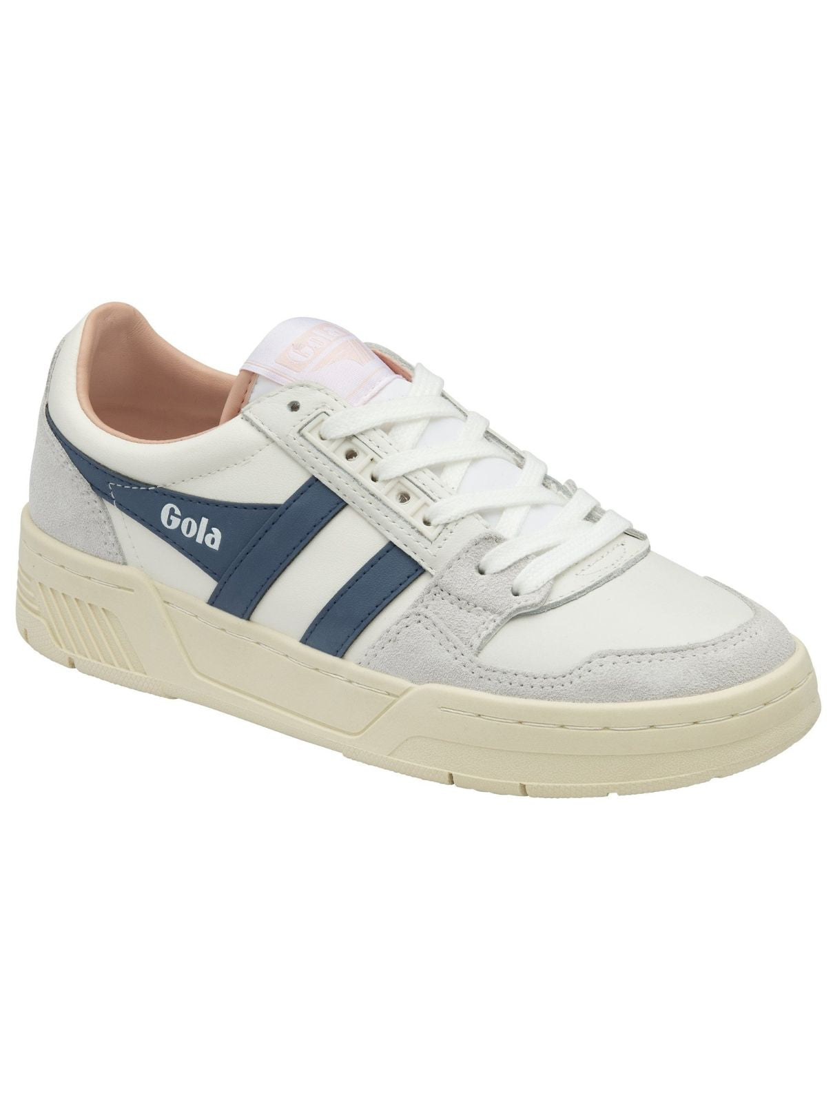 Gola Challenge 84 Sneakers in White/Moonlight/Pink Pearl