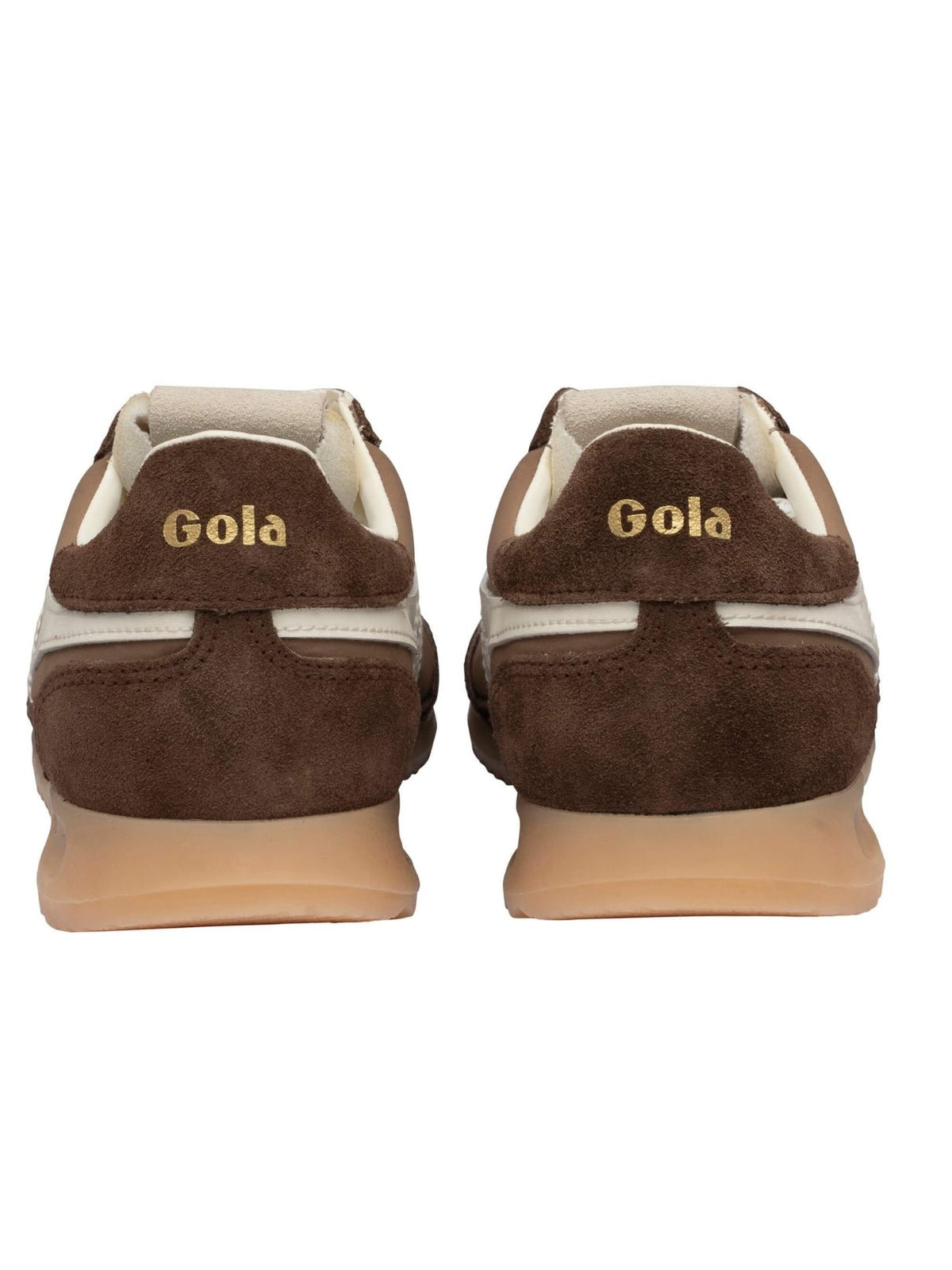 Gola Firefly Sneakers in Otter/Dark Brown/Off White