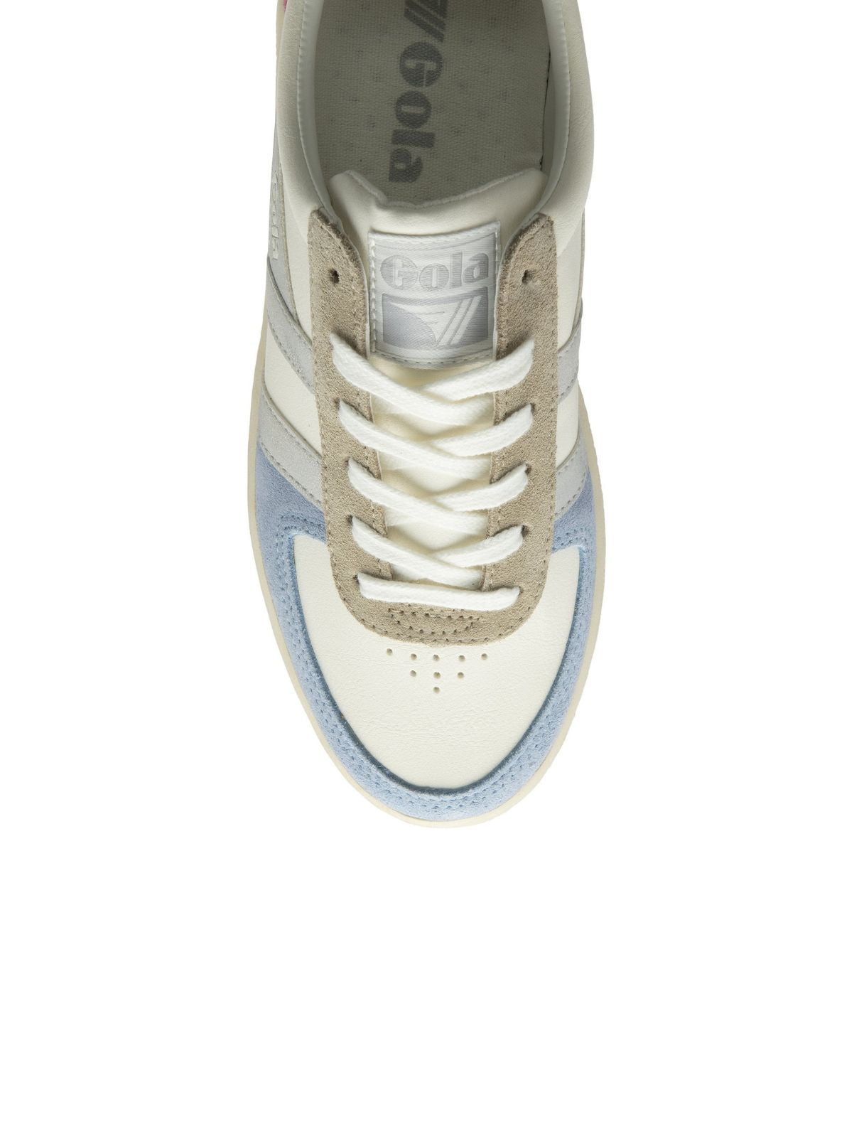 Gola Grandslam Quadrant in Off White/Air/Silver/Candy